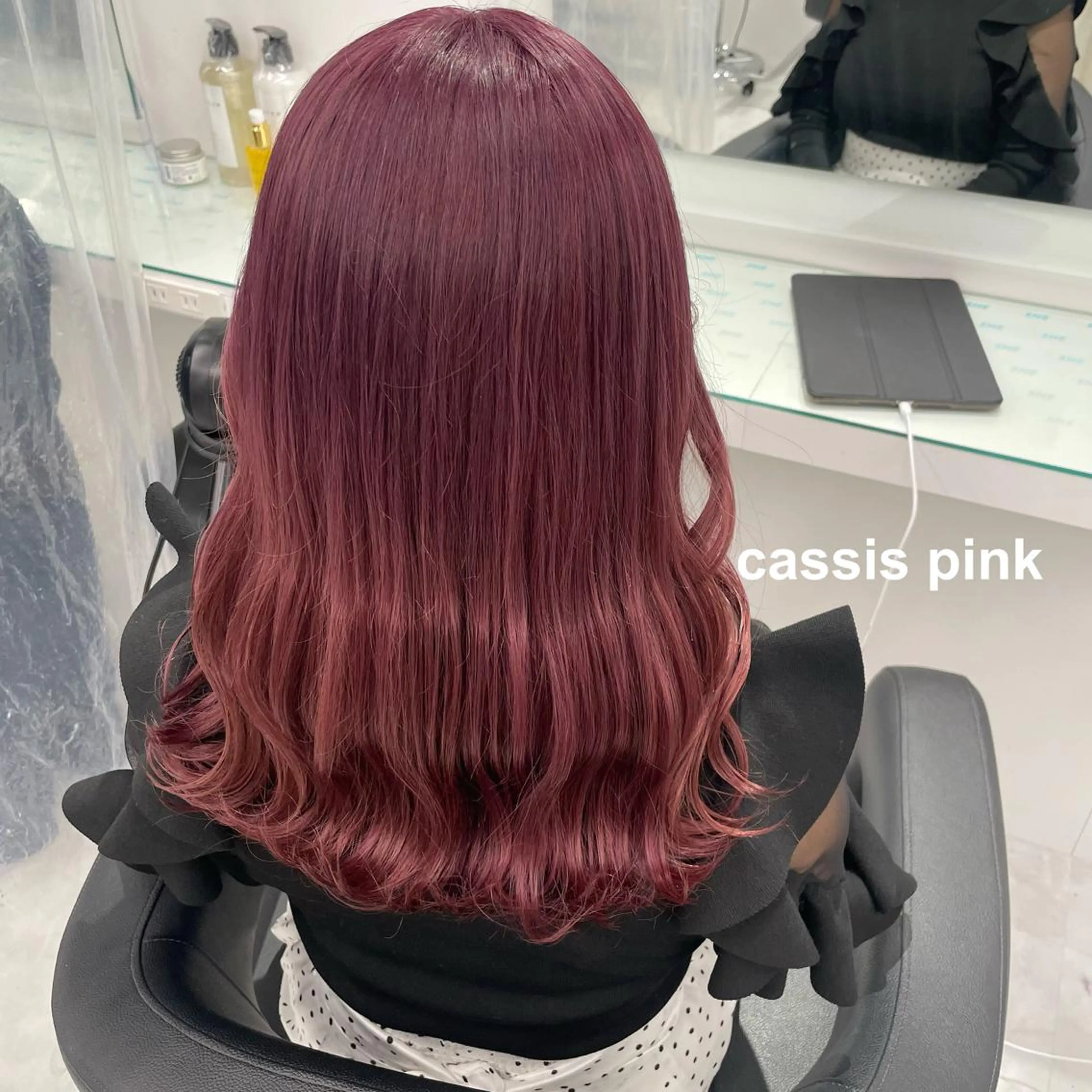 セミロング カラー ヘアカラー 💗🤍透明感カラー 🤍💗kanonのヘアスタイル