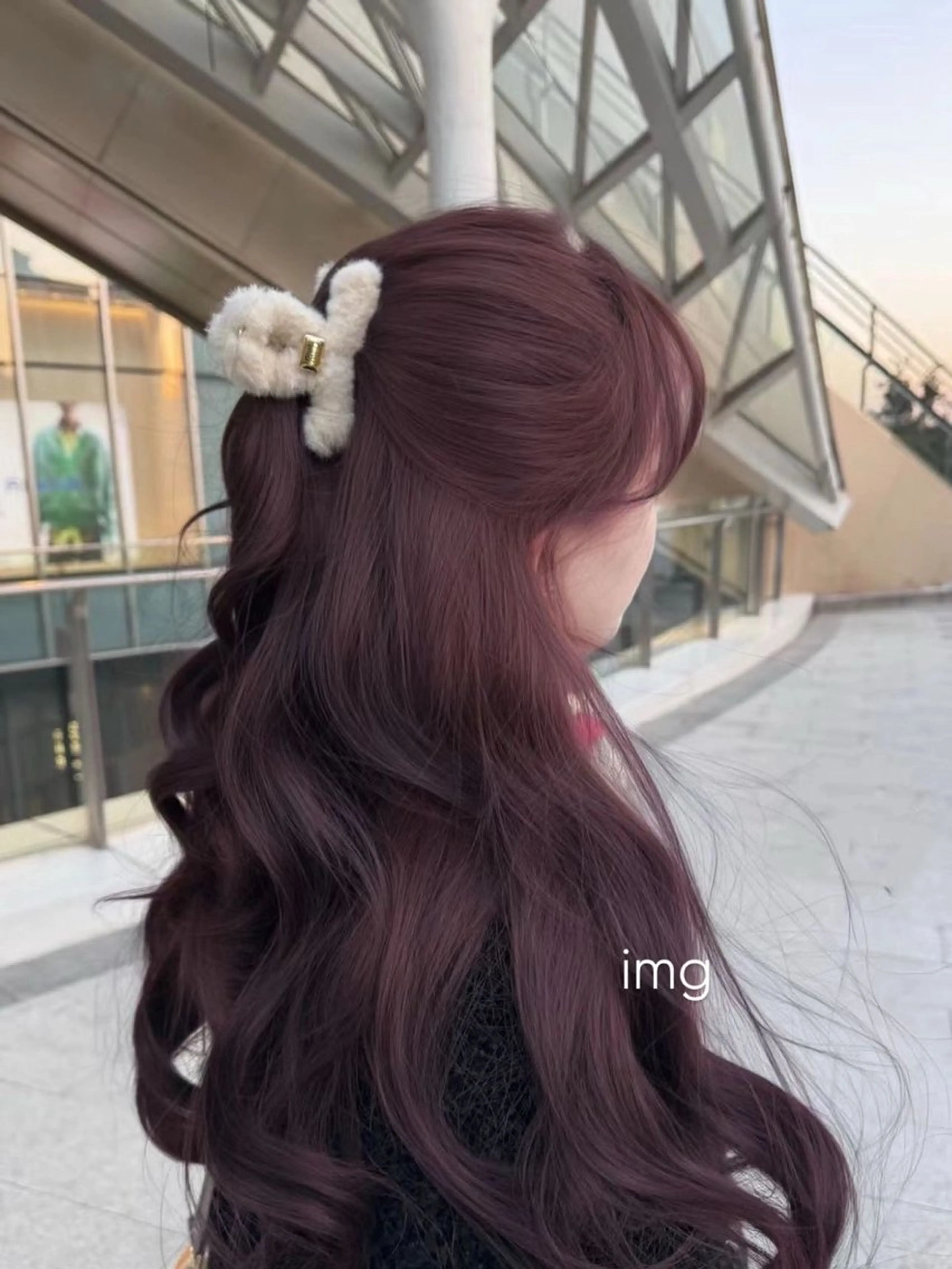 カラー ベージュ・ラベンダー カラー🎀りりのヘアスタイル