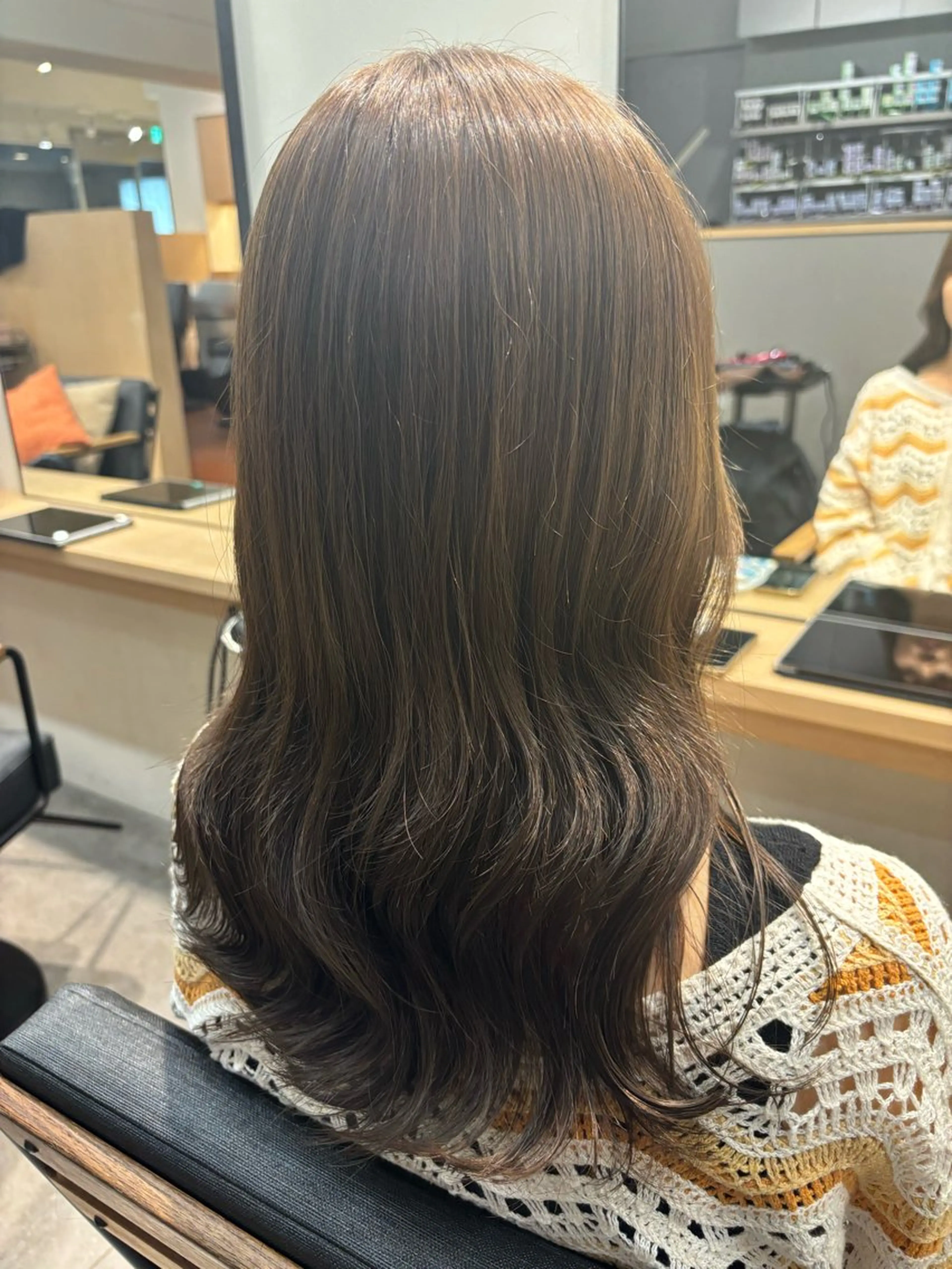 ロング 髪質改善個室salon N  北千住所属・オリーブカラー/ ピンクカラー/みさきのヘアスタイル