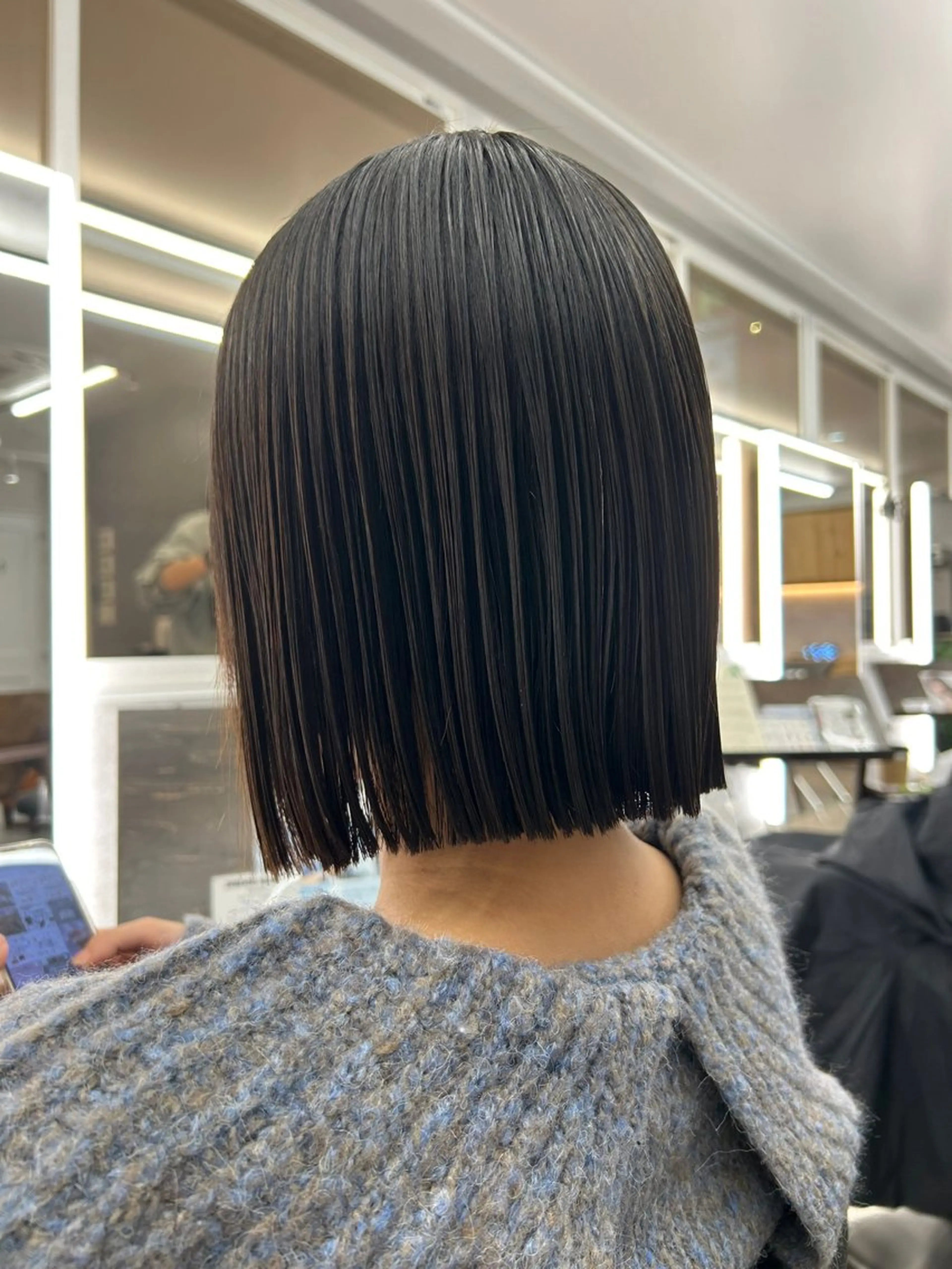 ミディアム 【🌈ボブ/縮毛矯正 /🌈】motoのヘアスタイル