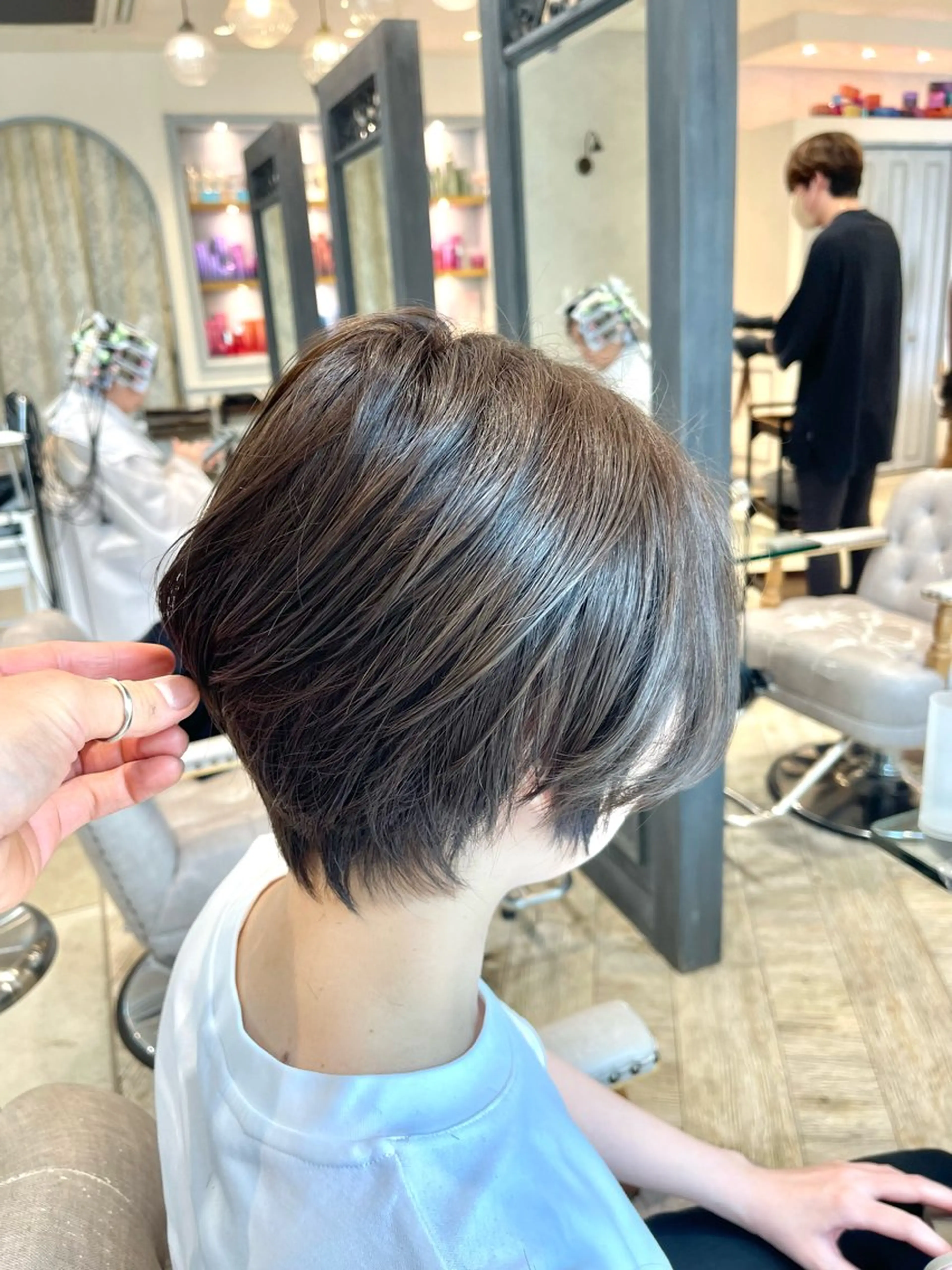 ショート カラー ハンサムショート ショートヘア カット ヘアカラー トリートメント ショート/ボブ アンドウ☺︎のヘアスタイル