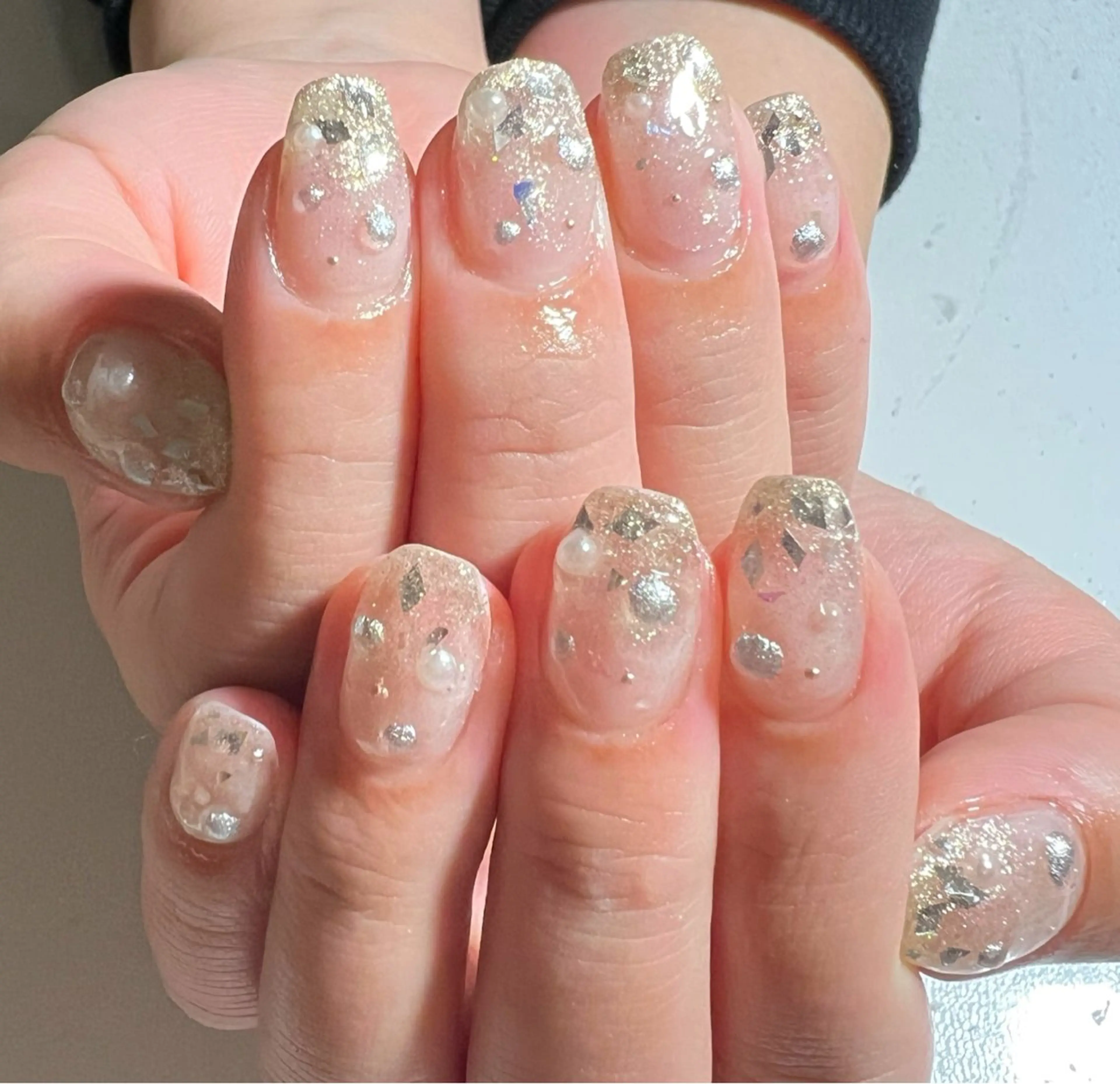 ネイル キラキラネイル ハンドネイル private salon mieのネイルデザイン