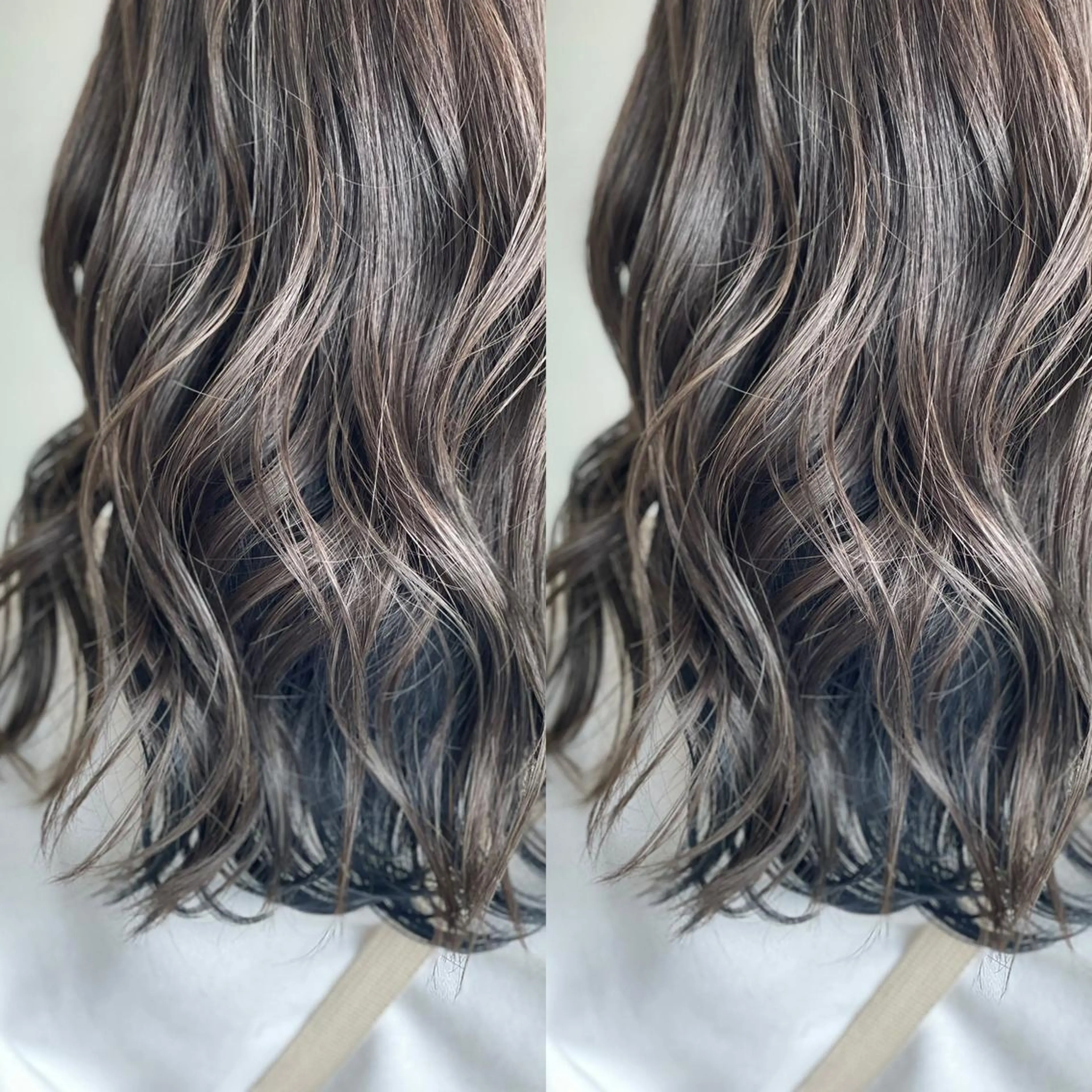 ロング カラー ブルーカラー インナーカラー Snaly カラー特化ページのヘアスタイル