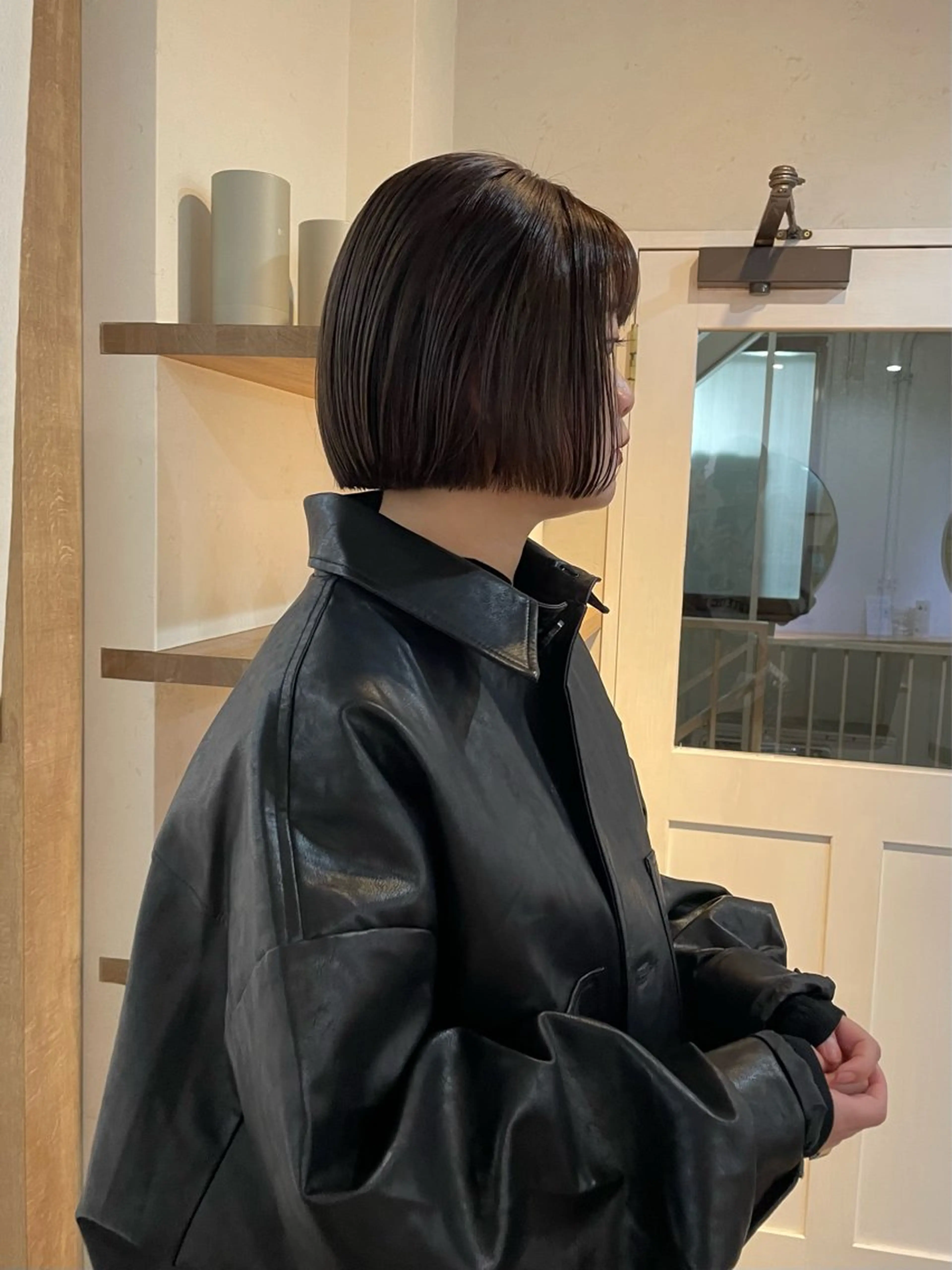 ショート カラー ボブ 高田 翔平のヘアスタイル