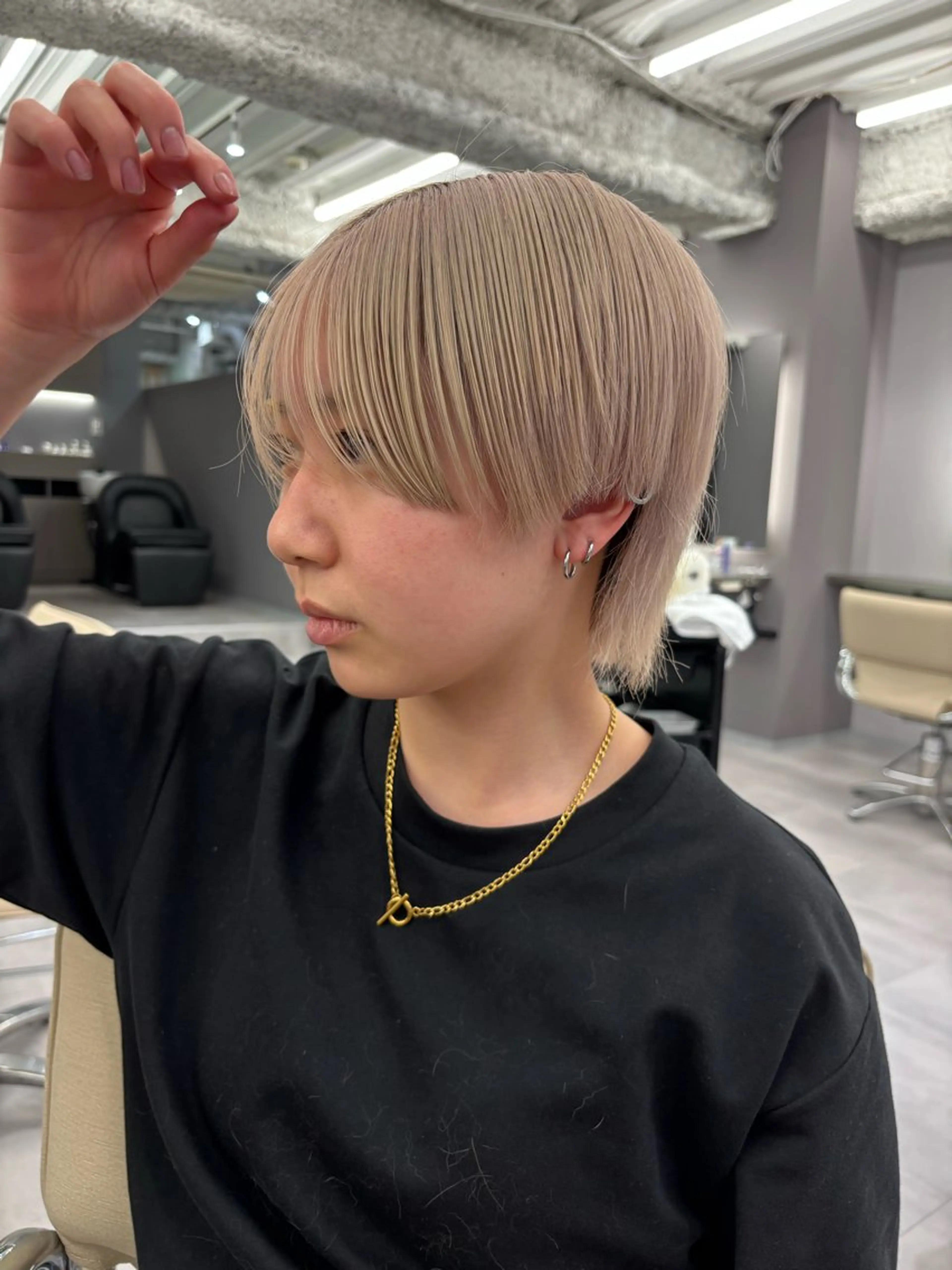 ショート カラー ヘアカラー 名古屋/デザイン/ ブリーチ/松井亮磨のヘアスタイル