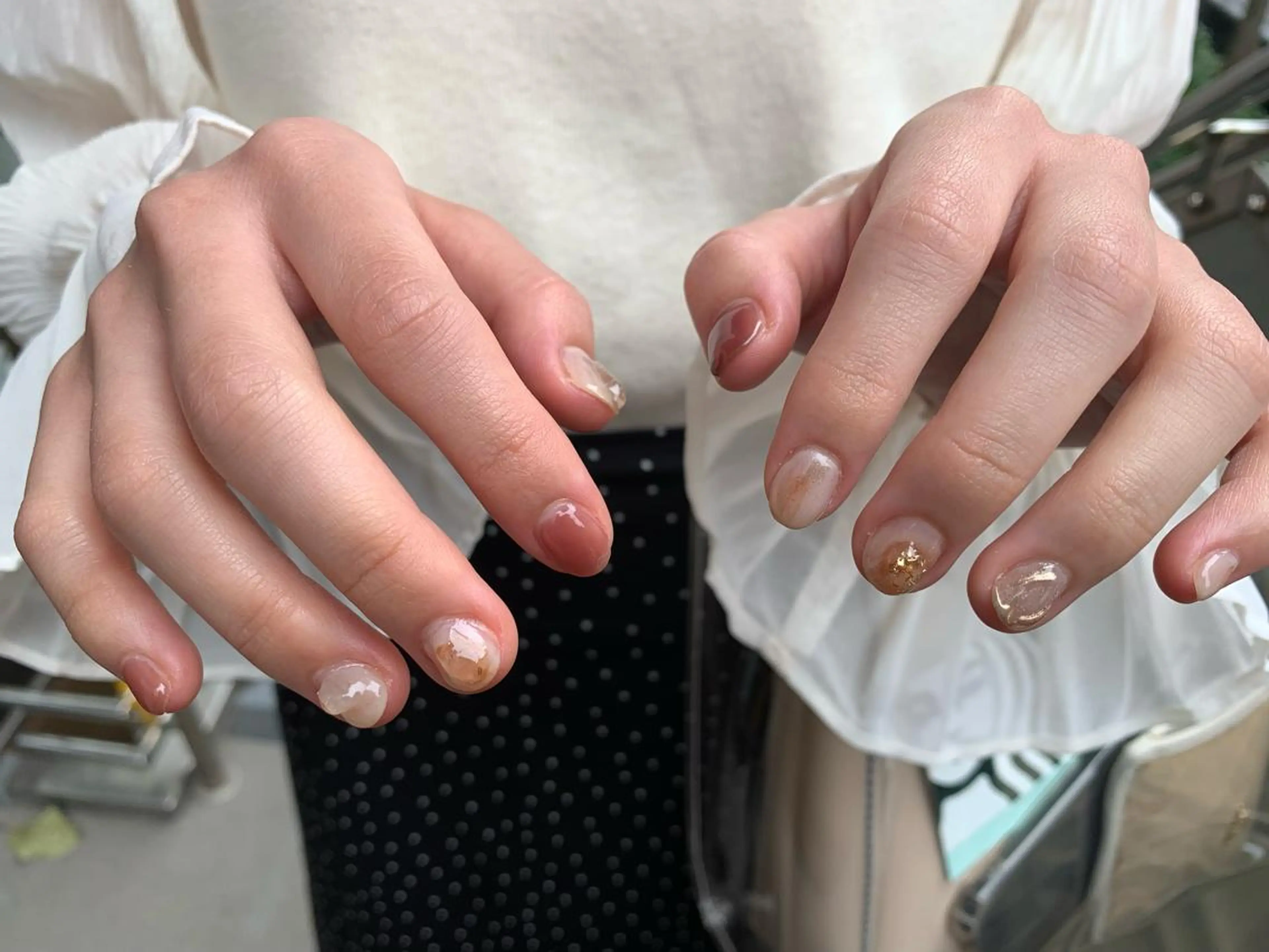 ネイル 持ち込み マキノ ユイのネイルデザイン