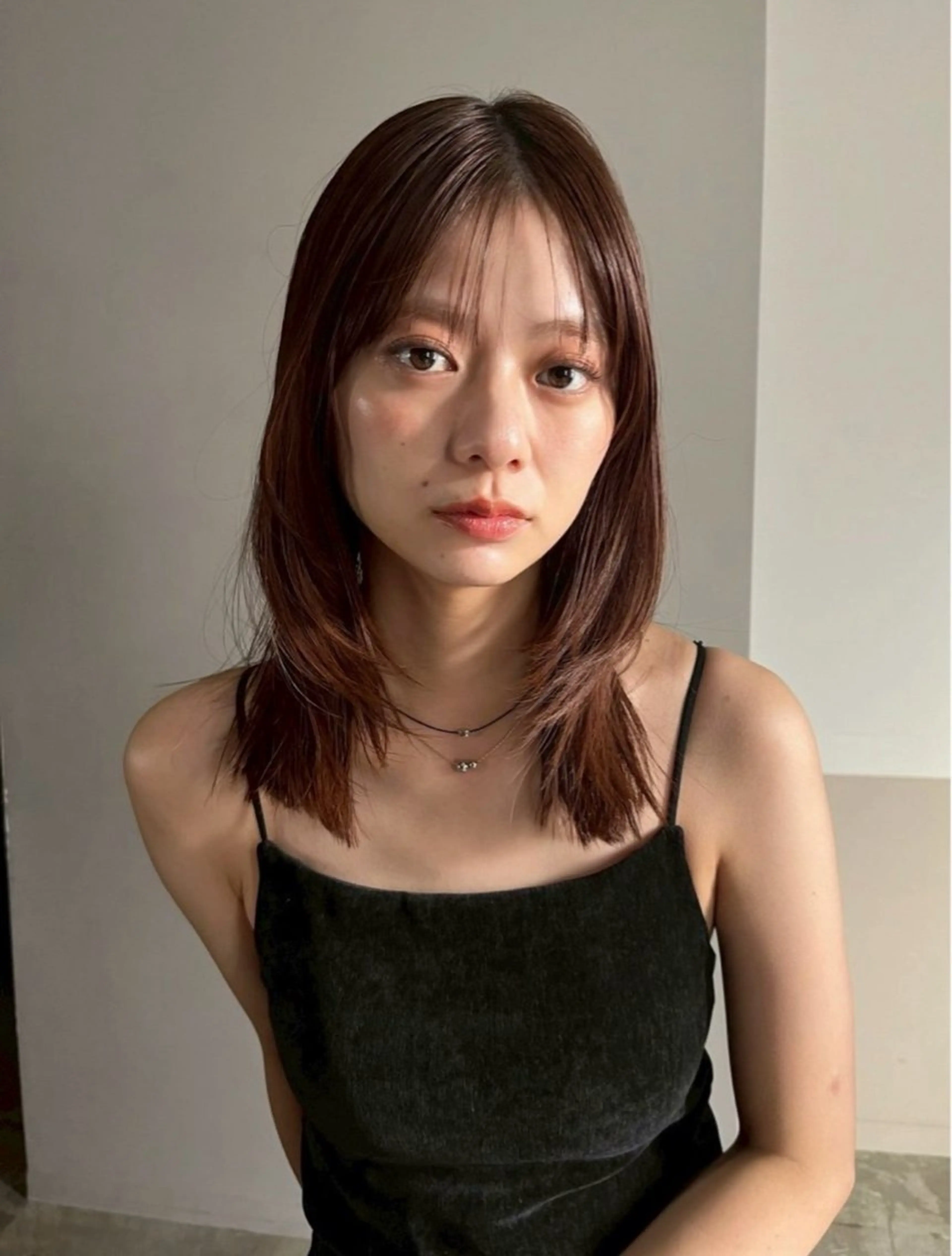 ミディアム 骨格診断カット.𖥔 ボブ/レイヤー/碧夢のヘアスタイル