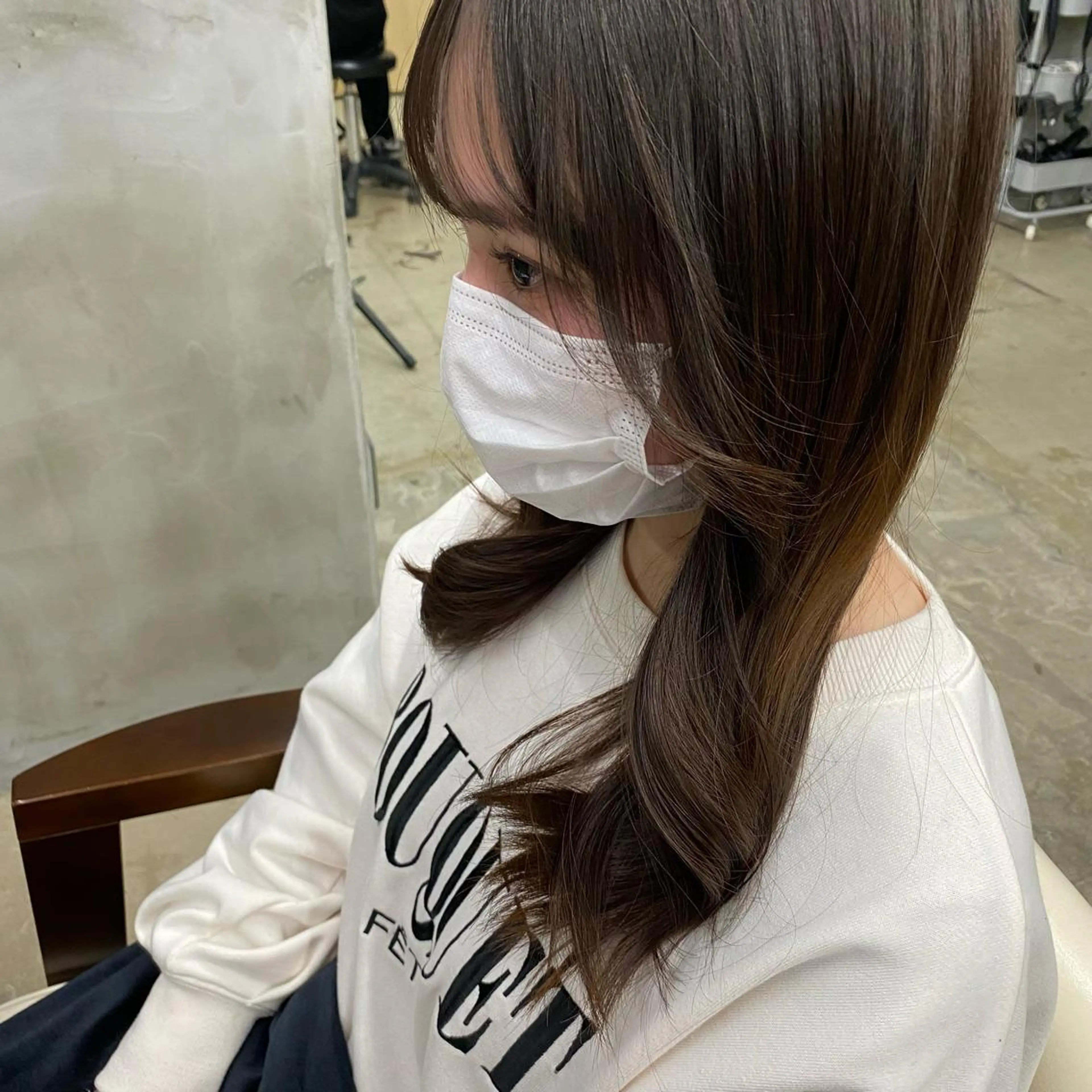 ロング カラー シミズ アスカのヘアスタイル