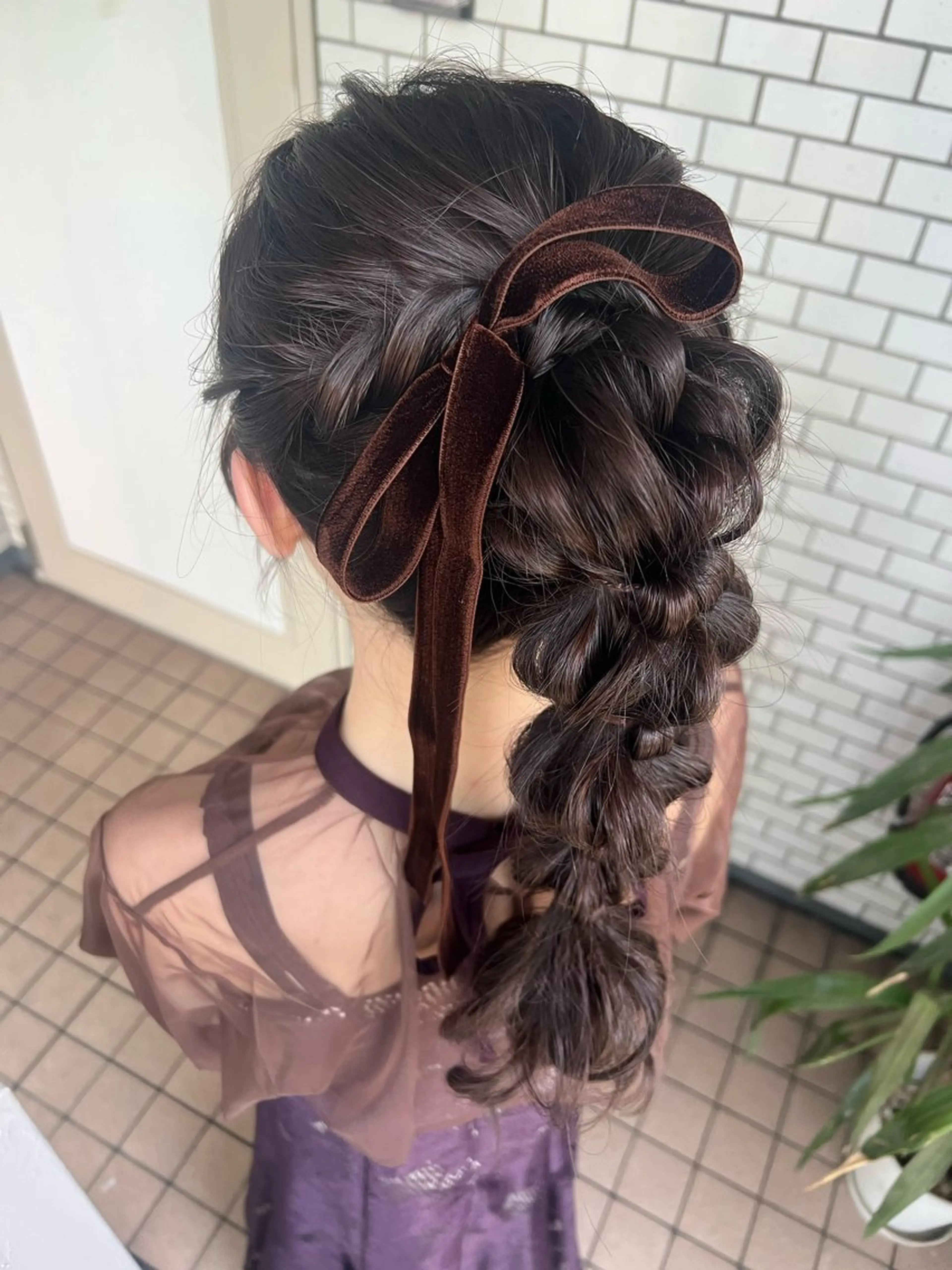 ヘアアレンジ ヘアセット 大人可愛いヘアメイク 💋🧚‍♀️しずかのヘアスタイル