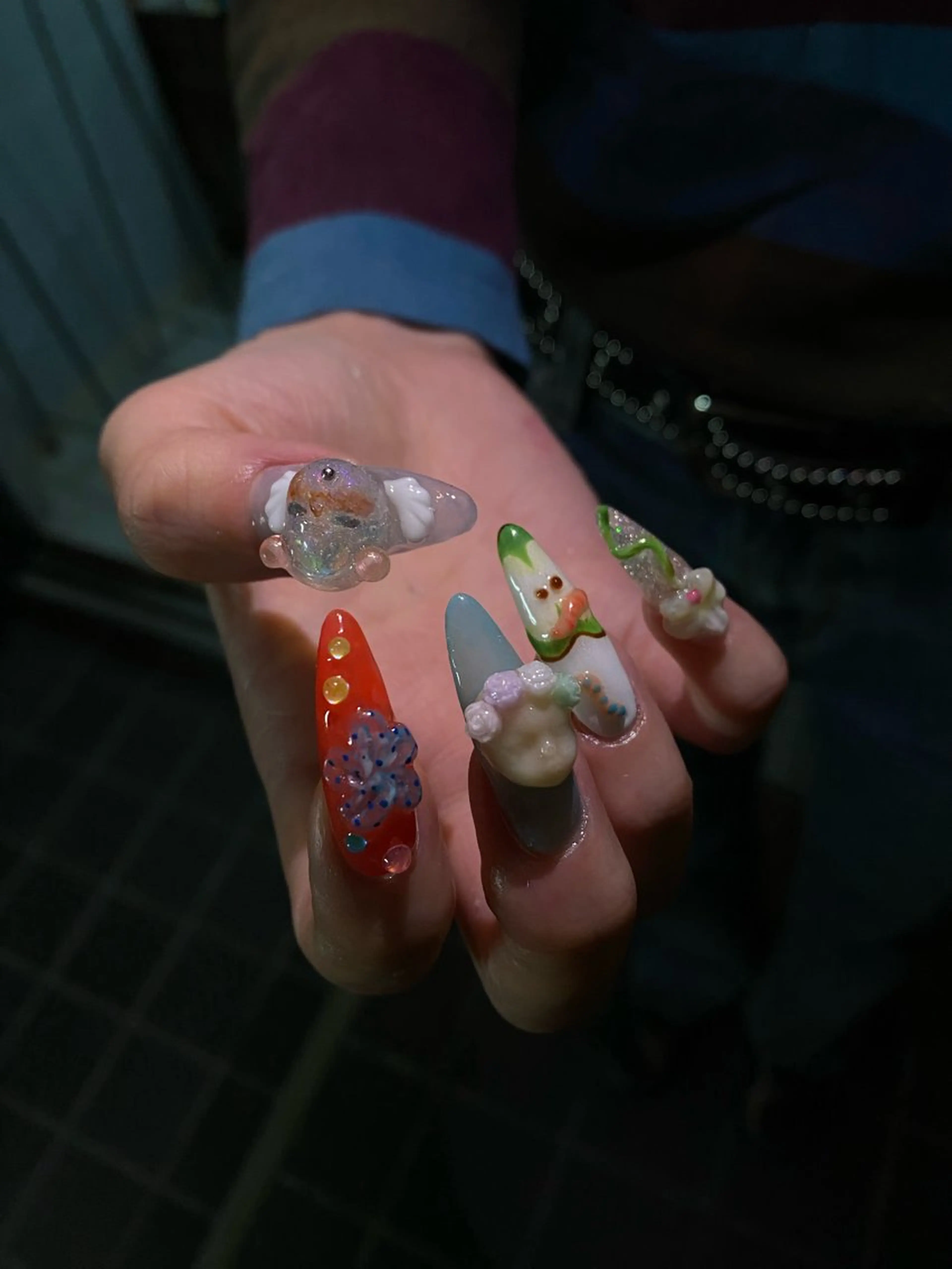 ネイル nano/きもかわ nail🐬🫧のネイルデザイン