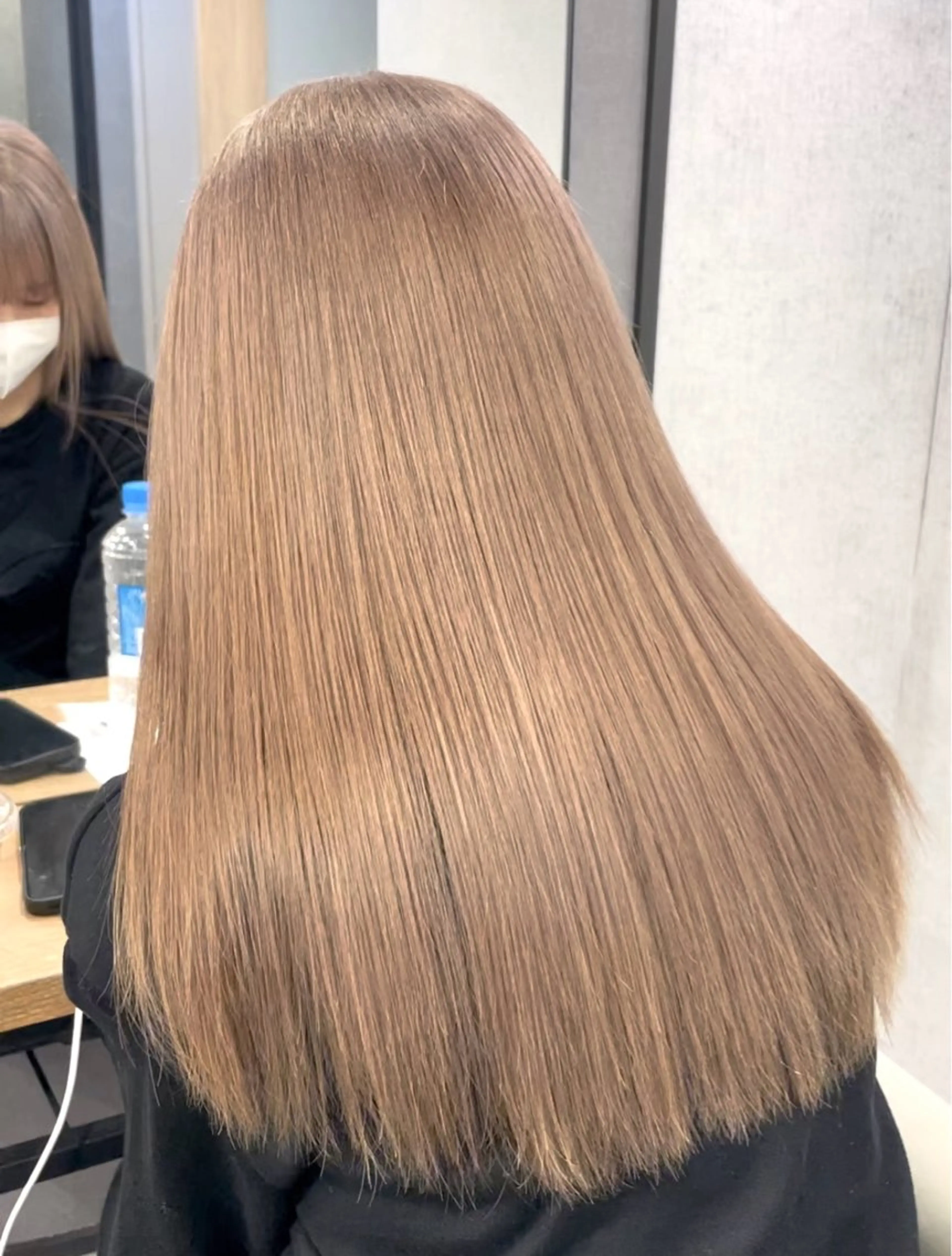 ミディアム ハイトーン/艶カラー sarina🩷のヘアスタイル