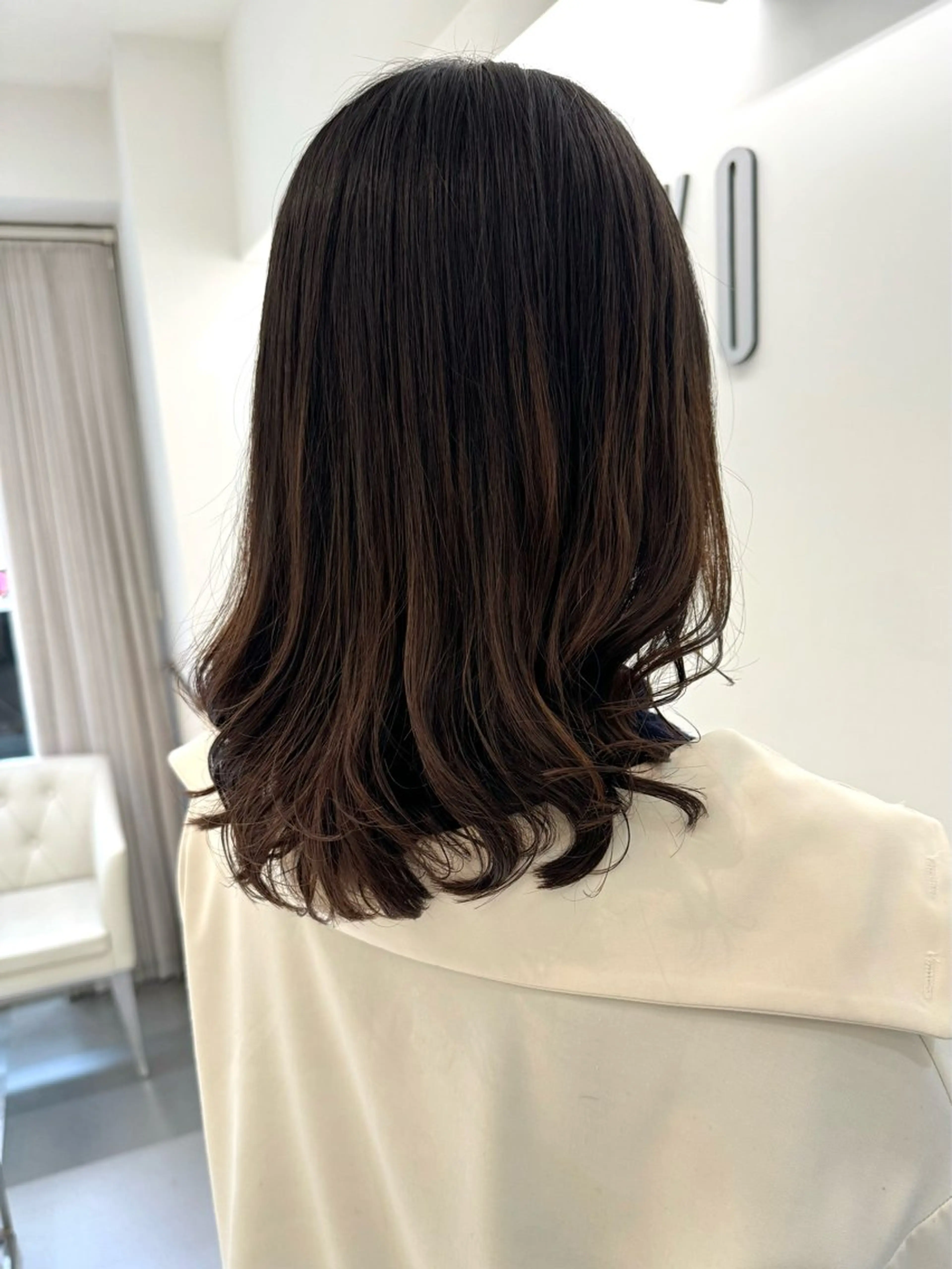 ミディアム パーマ ミディアムパーマ トリートメント デジタルパーマ カット パーマ トリートメント デジタルパーマ 🌀ボブ　萩原　龍のヘアスタイル