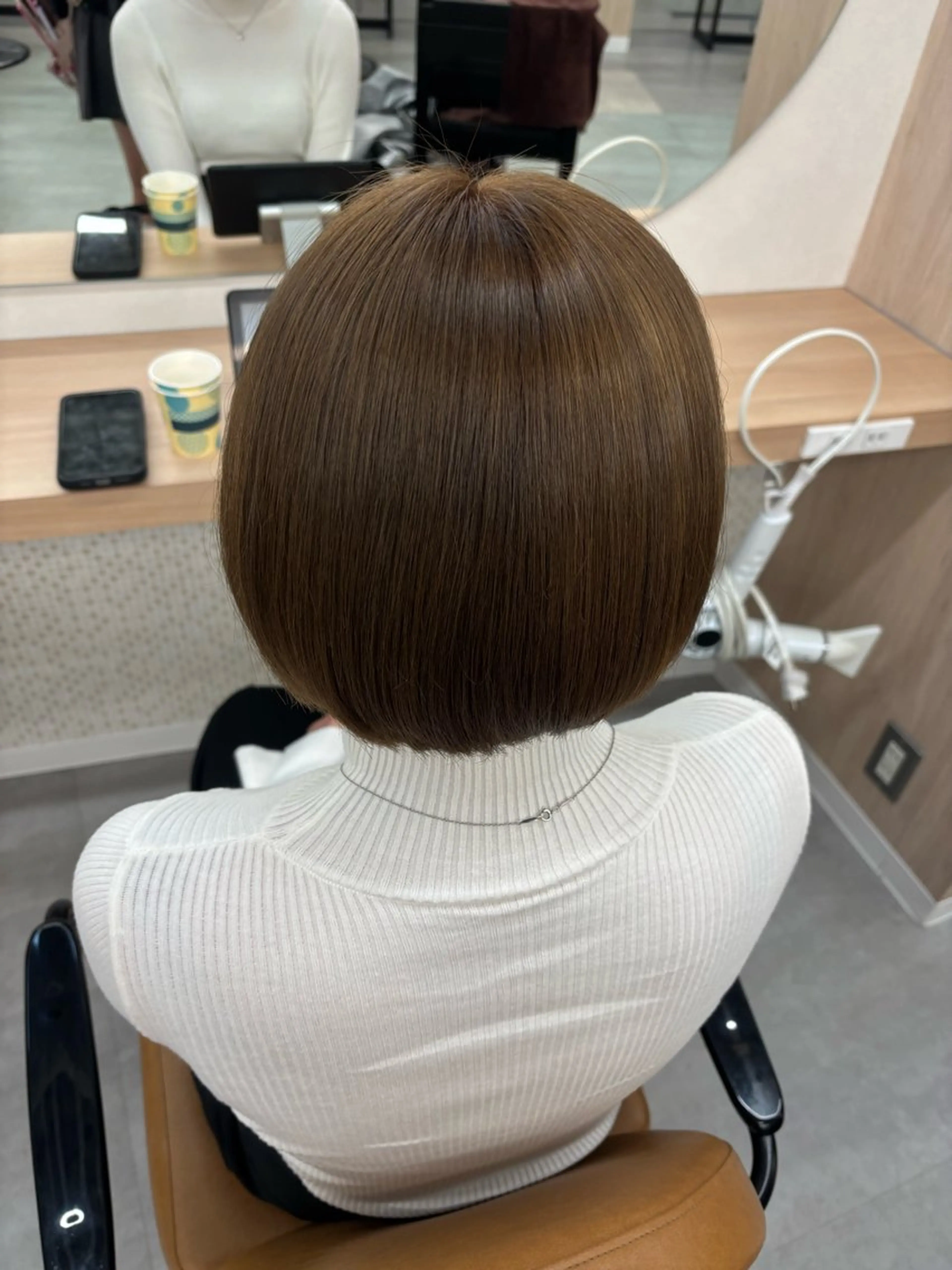 ショート カラー ブリーチ ダブルカラー トリートメント ヘアカラー トリートメント universe Mizuki🎀のヘアスタイル