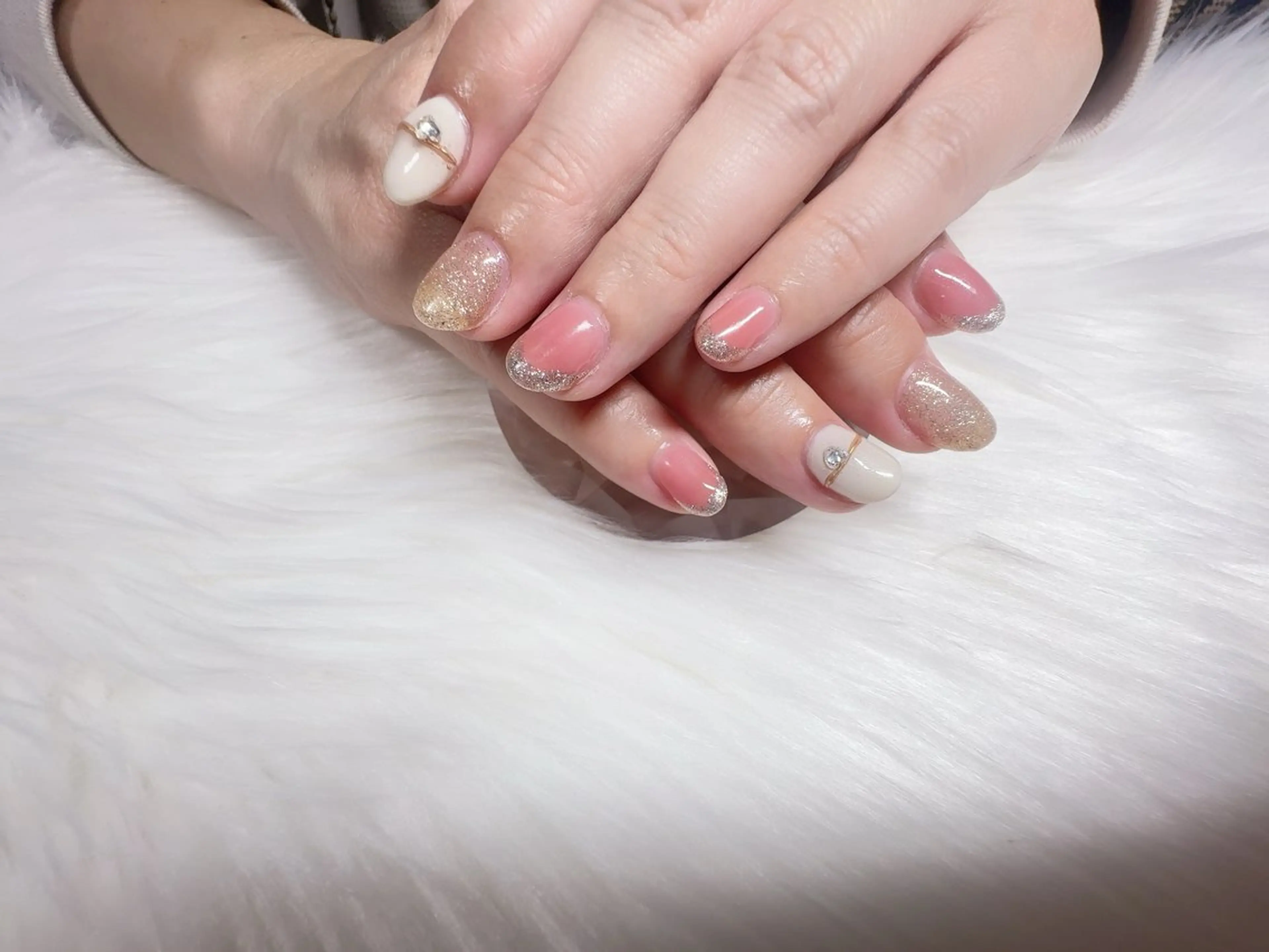 ネイル ハッピーネイル 蘭のネイルデザイン