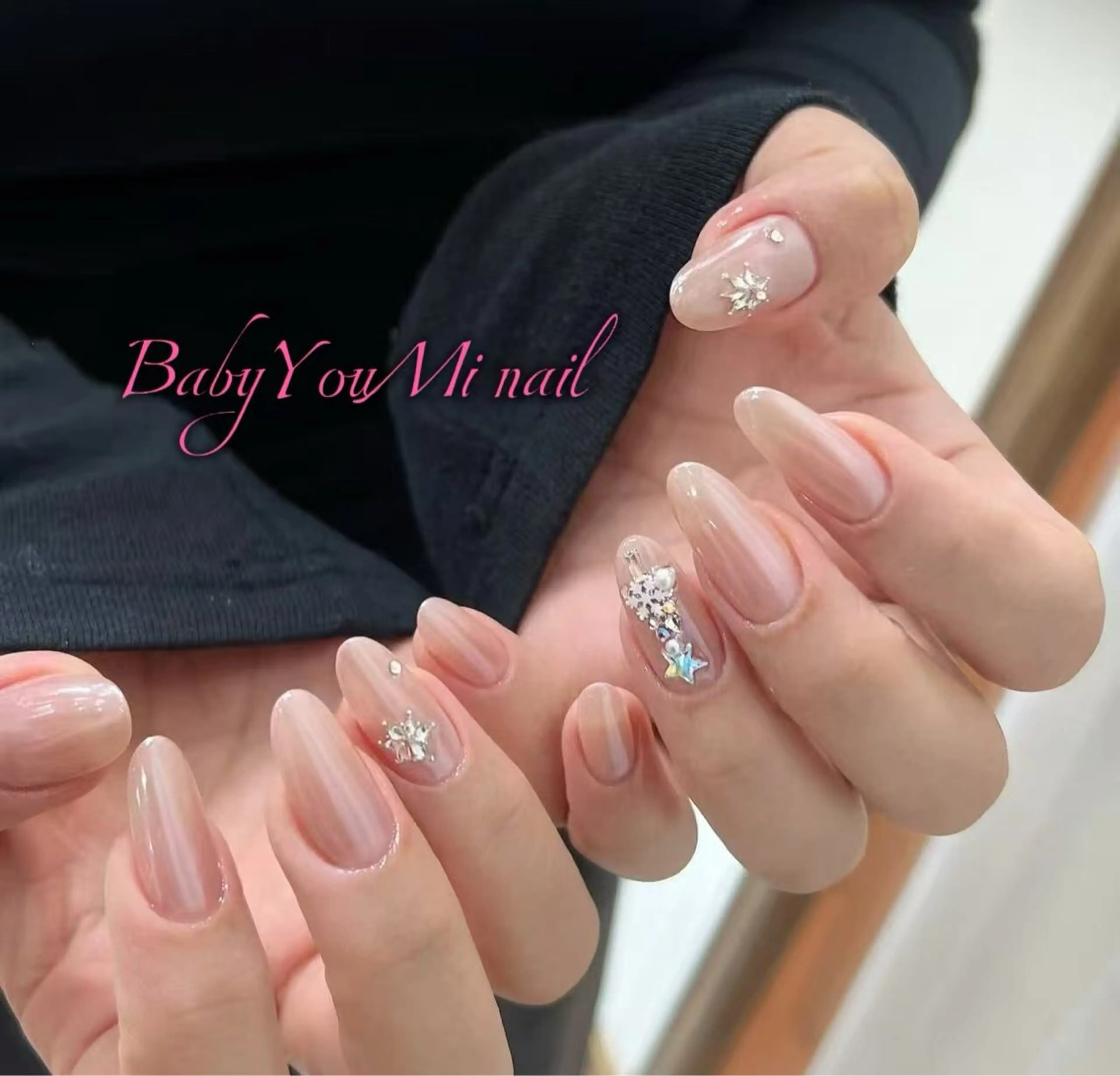 ネイル オーロラネイル 成人式 フットネイル フレンチネイル ジェルネイル ハンドネイル ハンドケア BabyYouMi nailのネイルデザイン