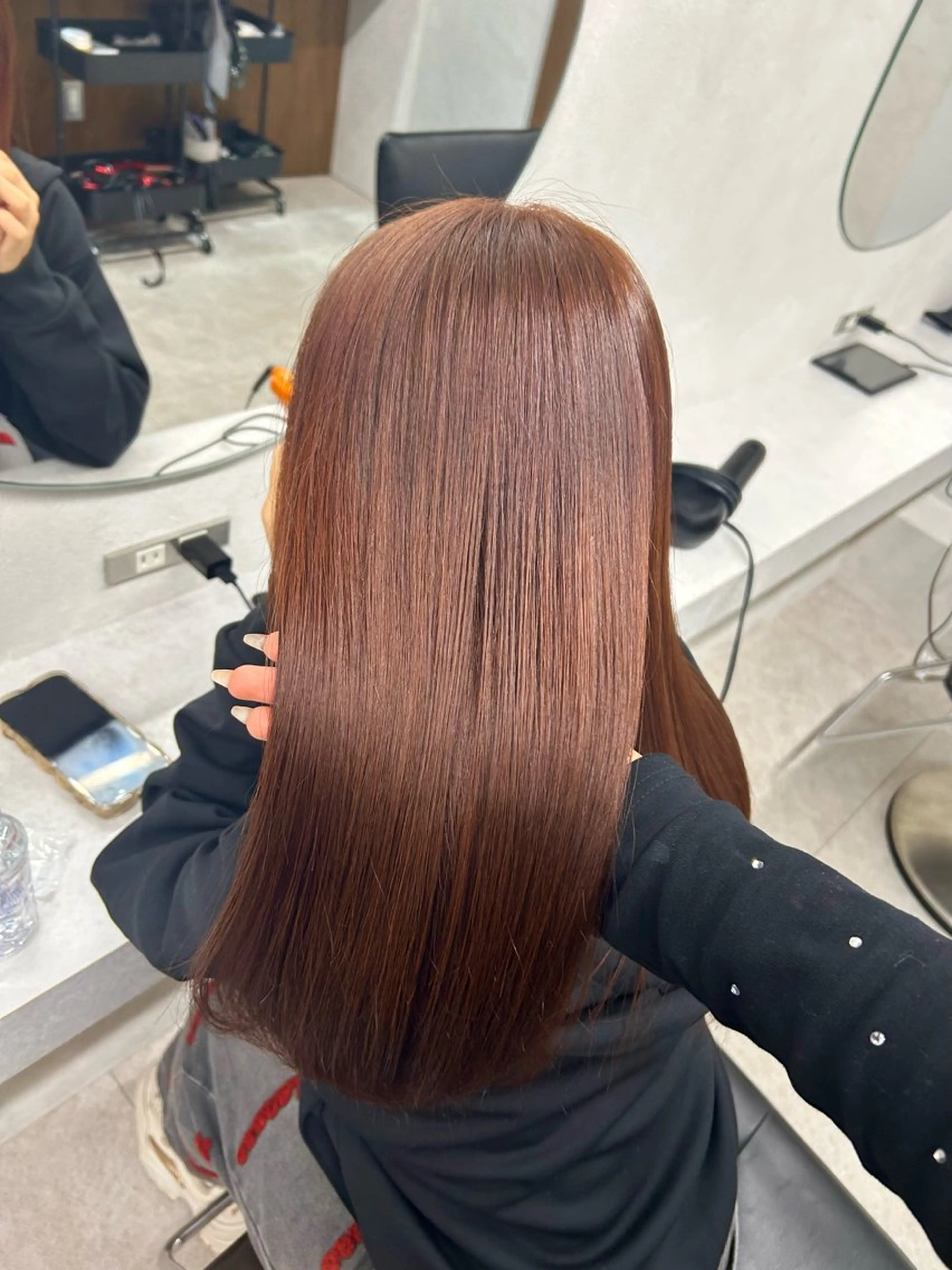 ロング カラー ヘアカラー 🎀HARU ボブ/ヘアセット🫧のヘアスタイル