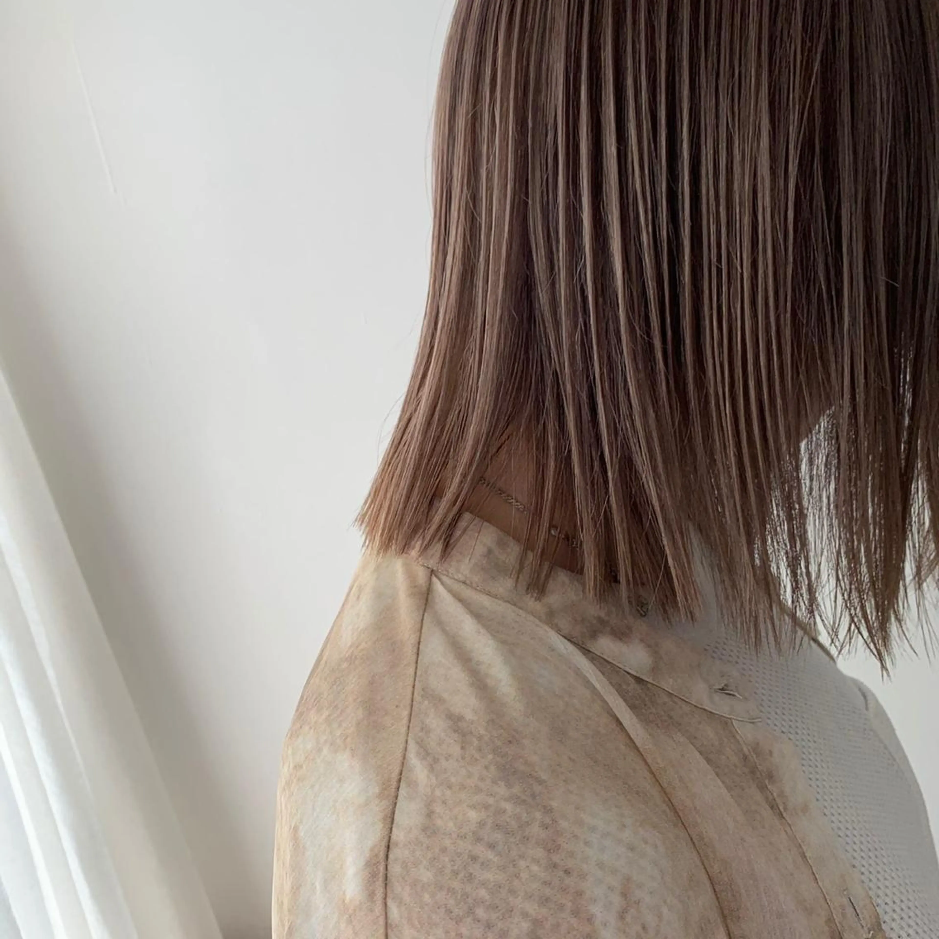 ミディアム カラー カット ヘアカラー トリートメント 👑ショート/ボブ /銀座/ニシオカ👑のヘアスタイル