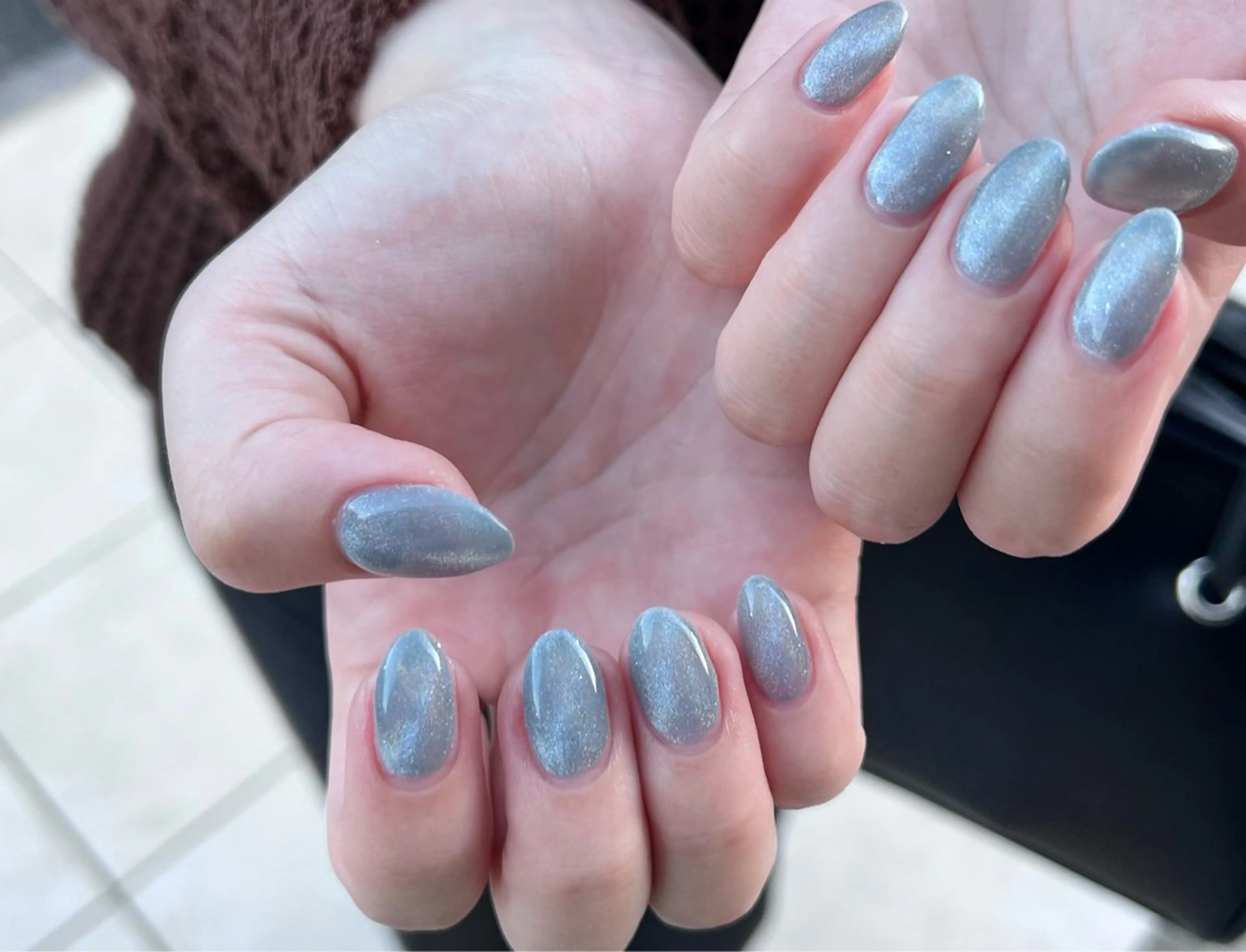 ネイル マグネットネイル マグネットワンカラー ワンカラーネイル charmant nailのネイルデザイン