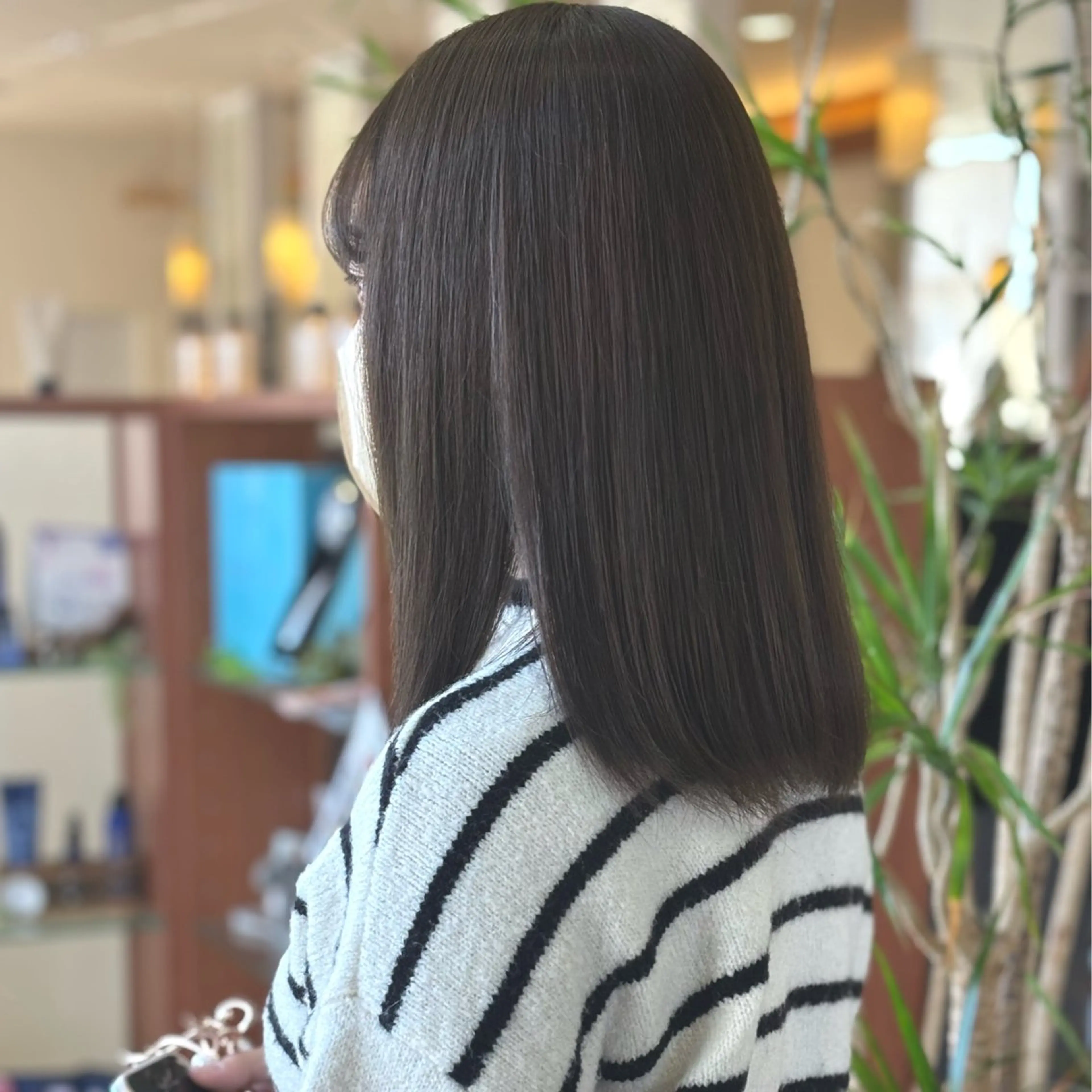 カラー ブリーチ 透明感カラー ダブルカラー ブリーチなしカラー オレンジ ヘアカラー トリートメント 💖改善カラー 板倉百花💖のヘアスタイル