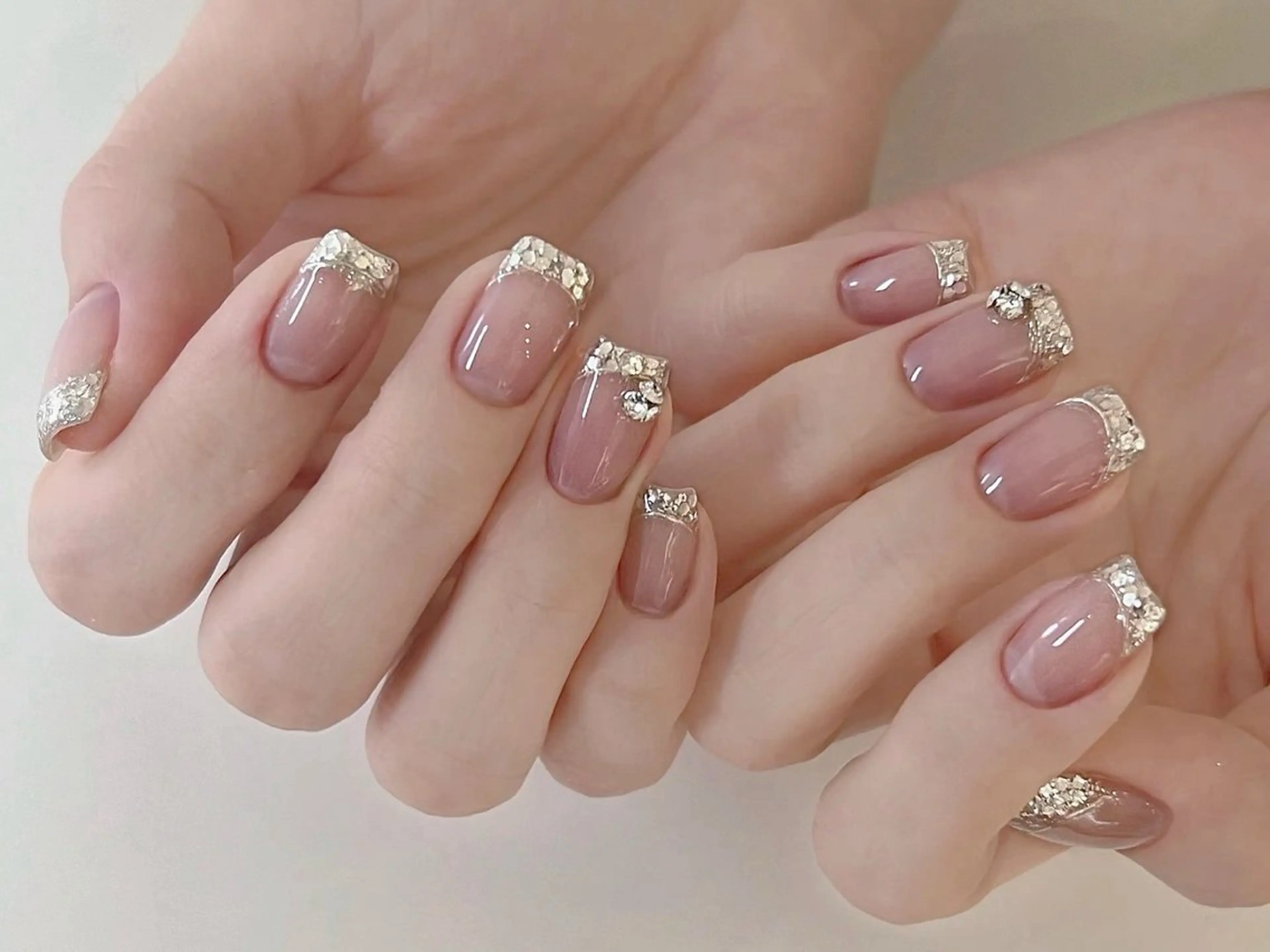 🎀【オフあり・美フォルム・ケア込】 🎀 ガラスフレンチの写真