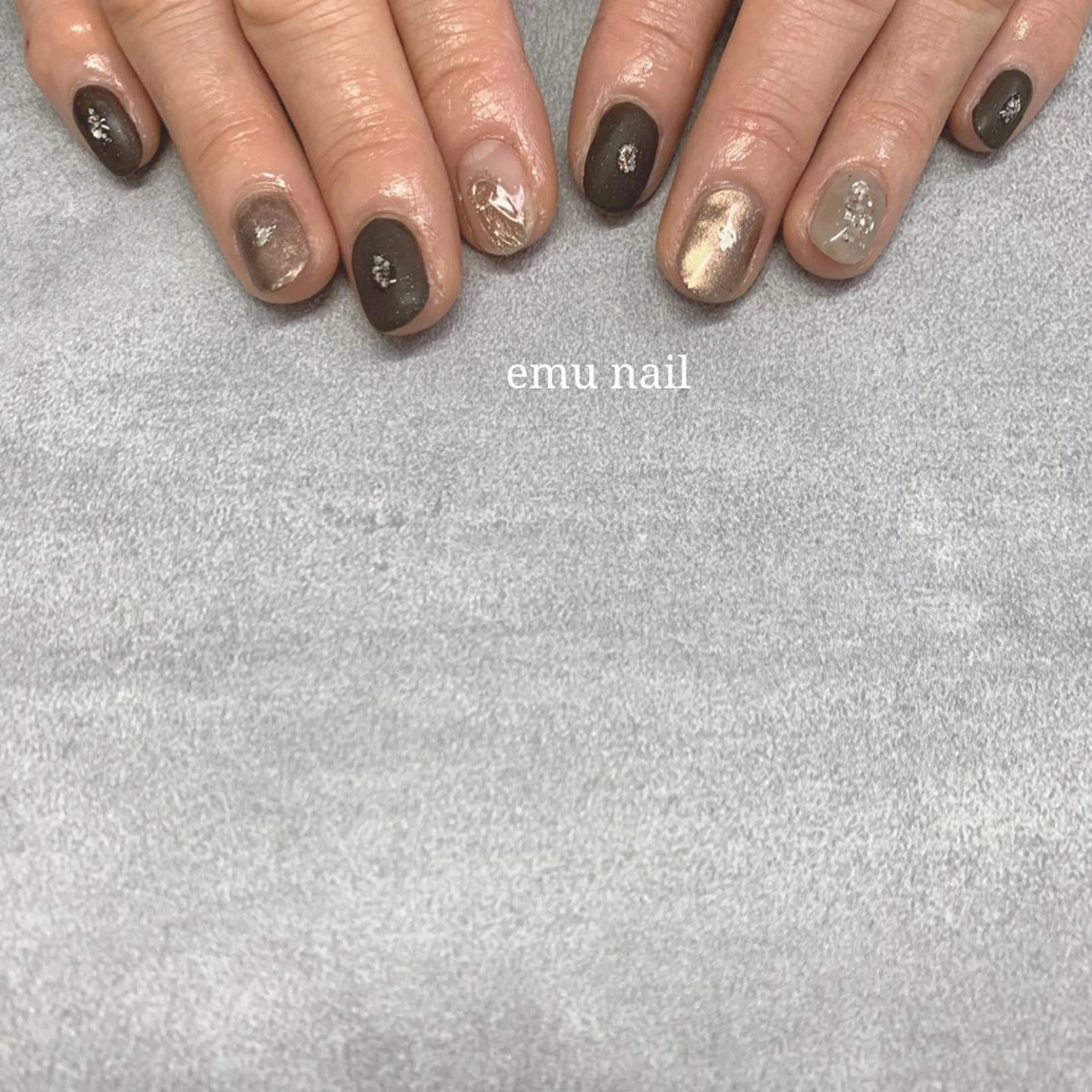 ネイル マットネイル emu nailのネイルデザイン