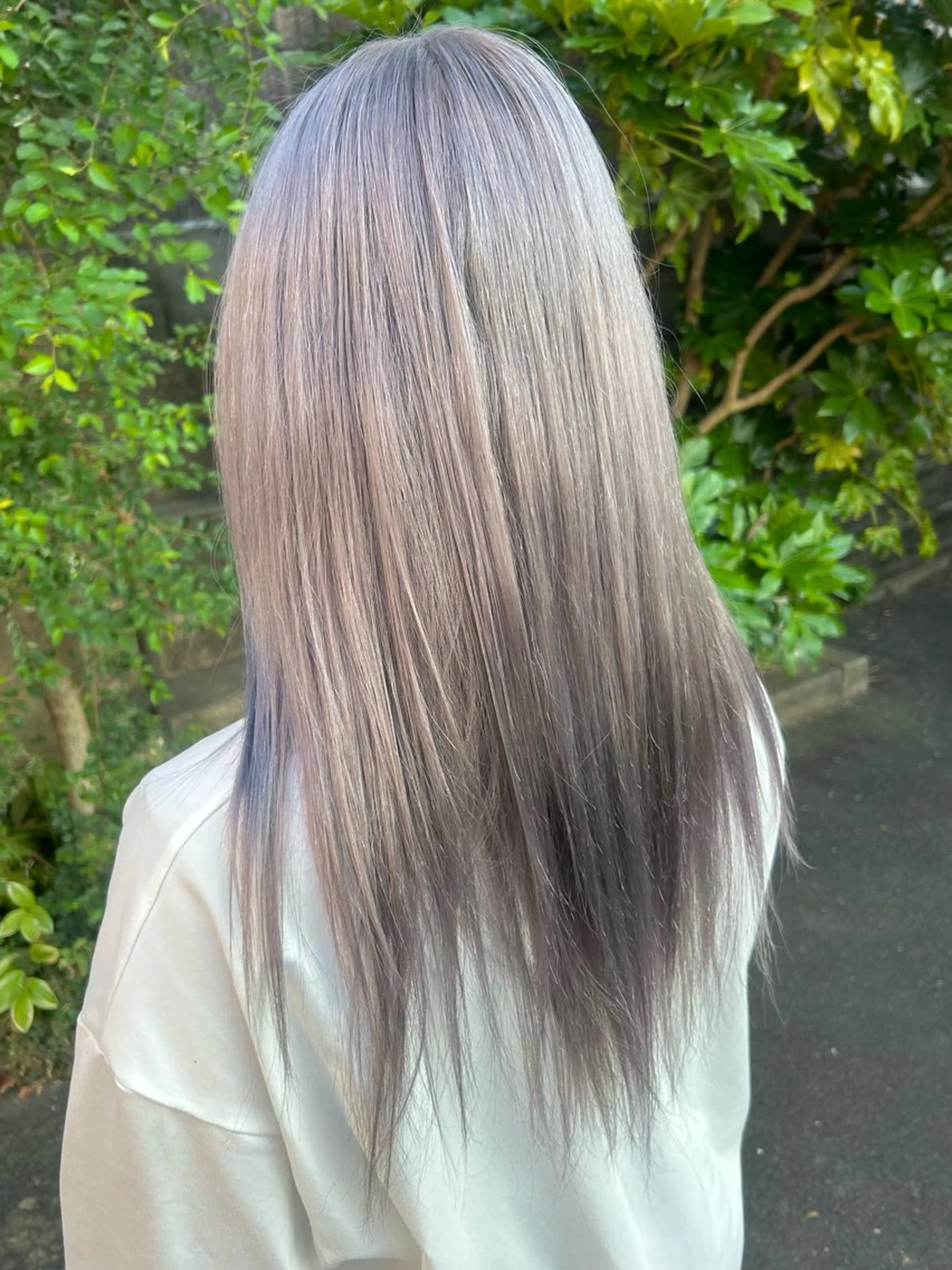 カラー ダブルスキルエクステ /羽エクステ白石宇由のヘアスタイル