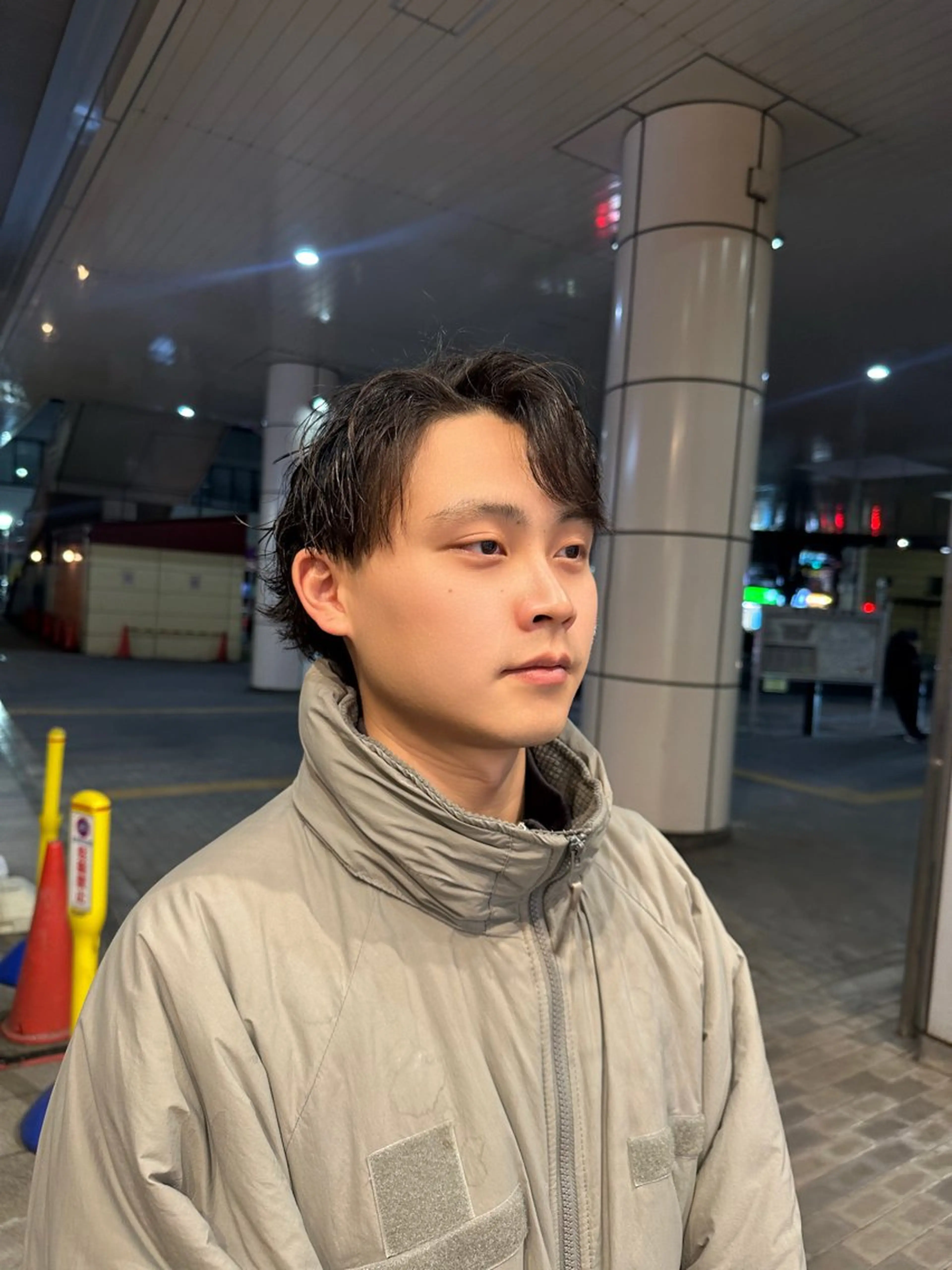 ショート パーマ メンズ センターパート メンズパーマ パーマ/メンズ/ 髪質改善YUKIのヘアスタイル