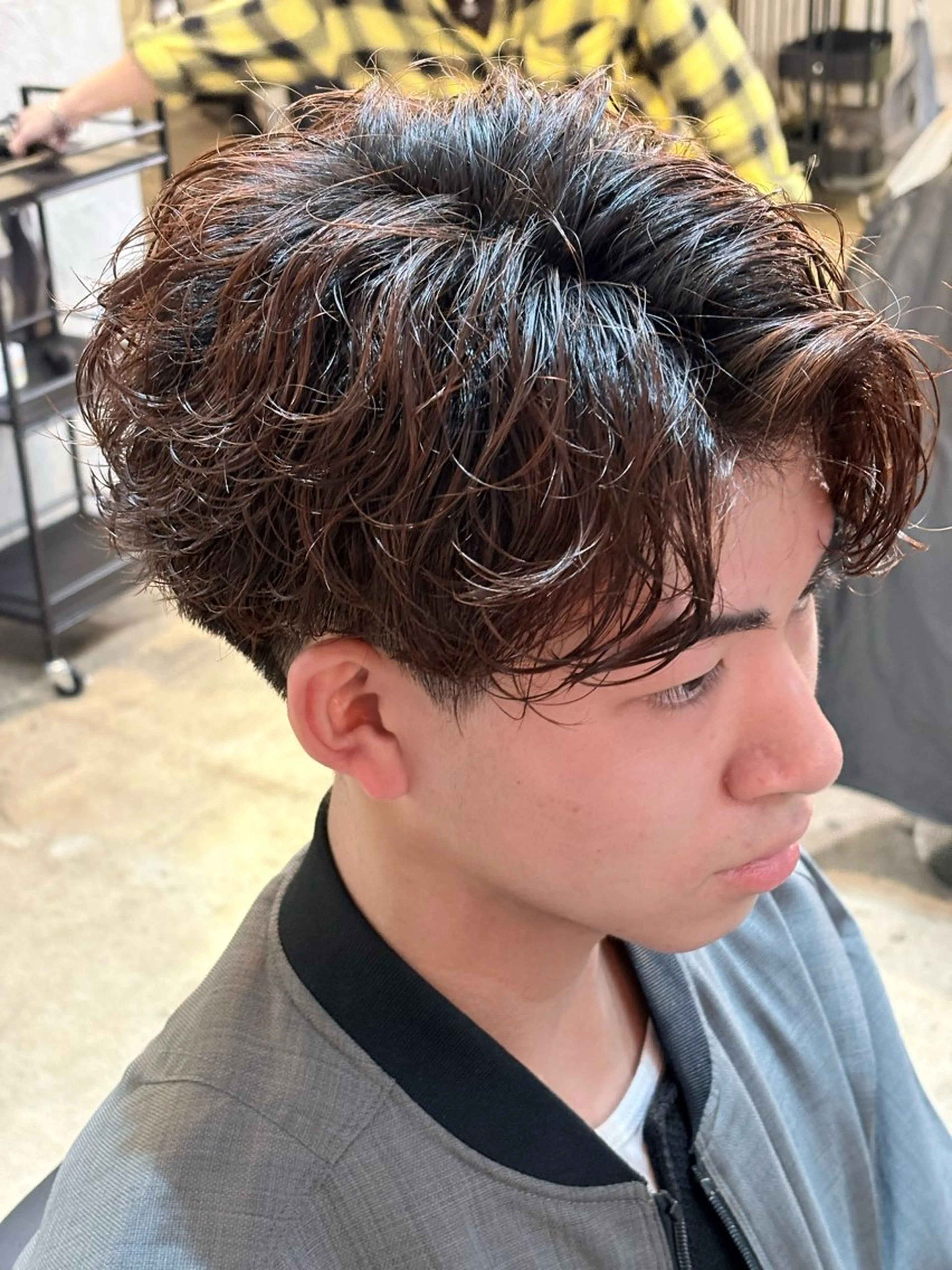 ショート パーマ メンズ 🌀rooomen 各務原/龍之介のヘアスタイル