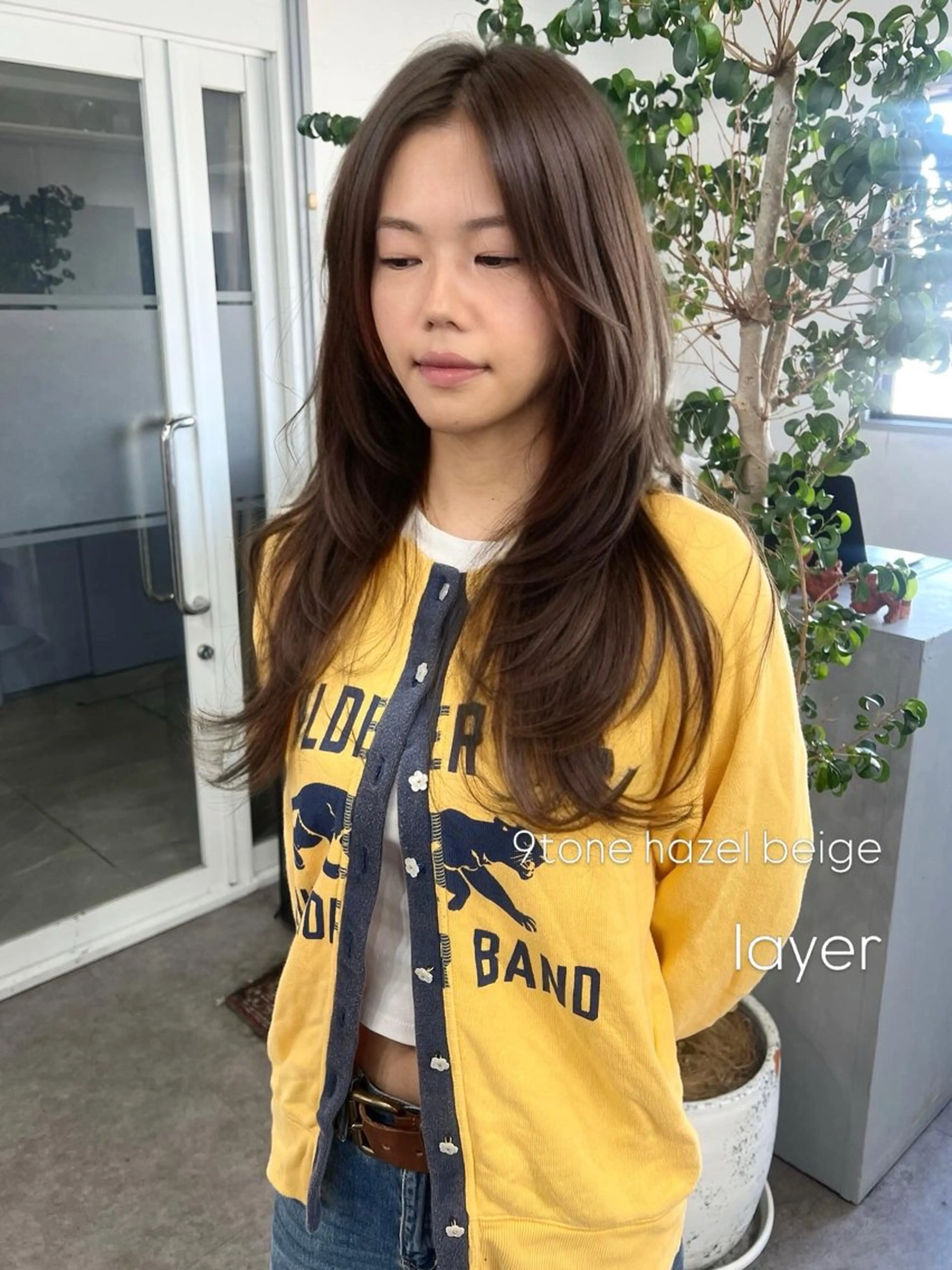 セミロング 💗hikaru💗 透明感カラーのヘアスタイル