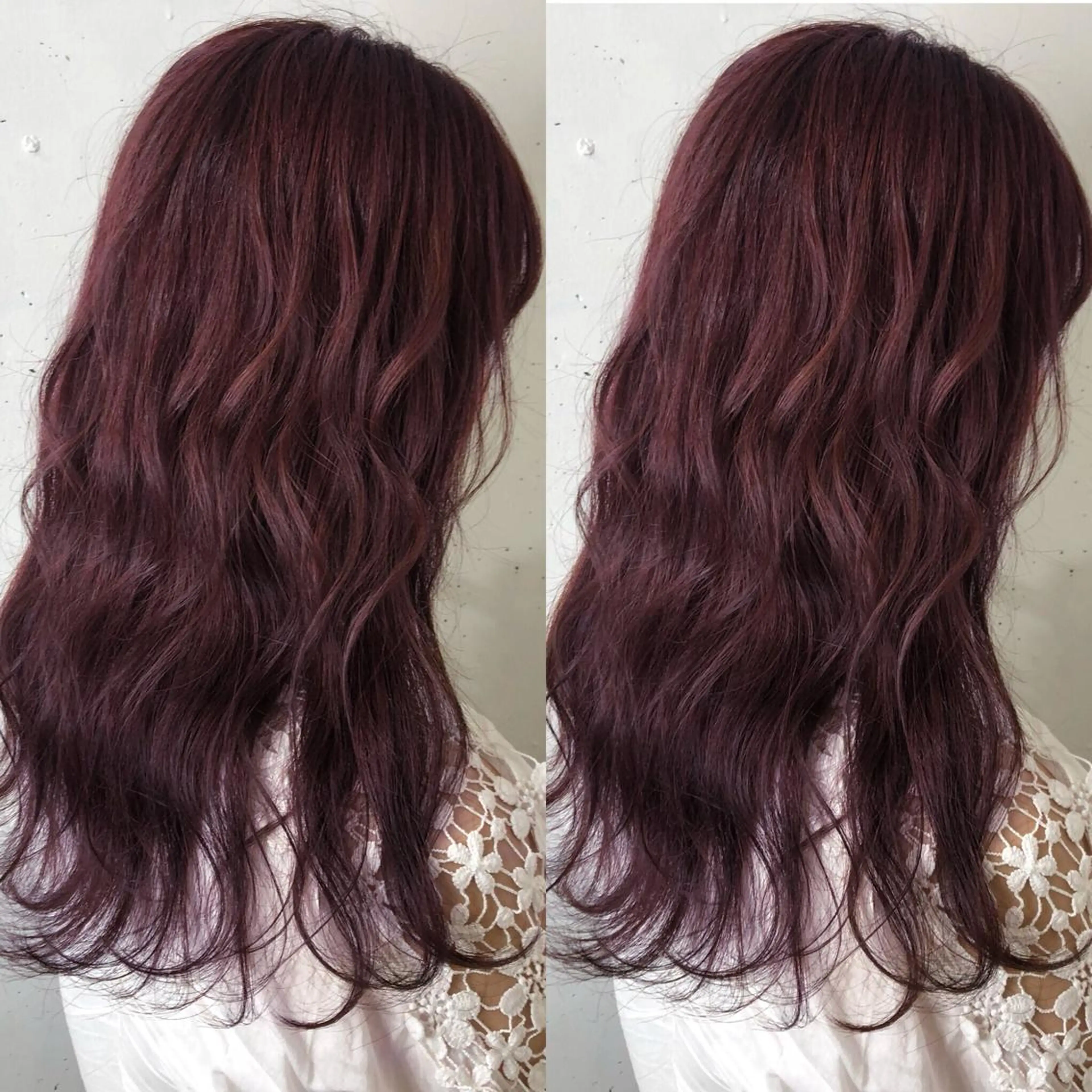 ロング カラー パーマ ヘアアレンジ 八巻 晴香のヘアスタイル