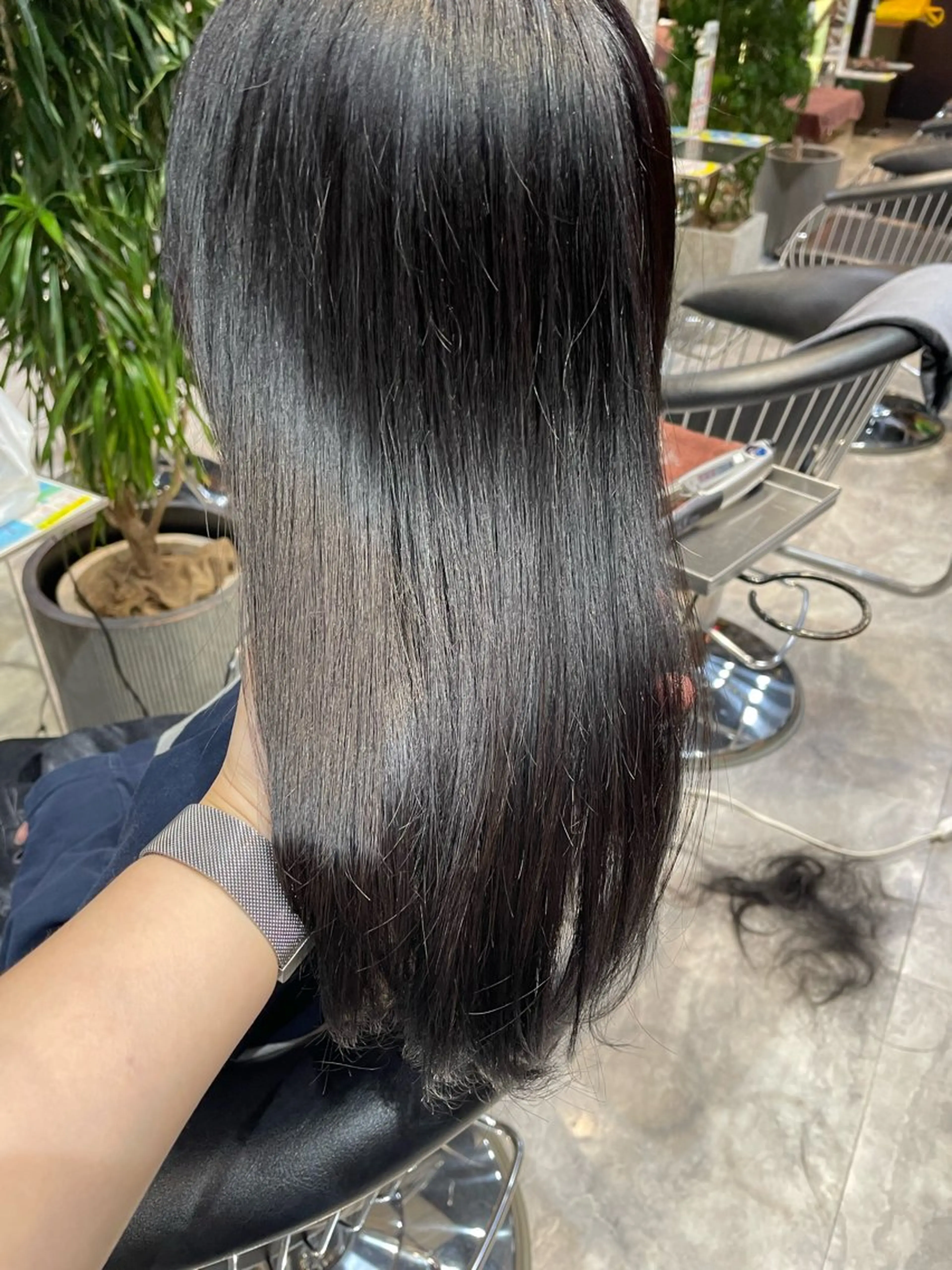 セミロング カラー 🩶無料カットモデル 🩶銀座/akaneのヘアスタイル