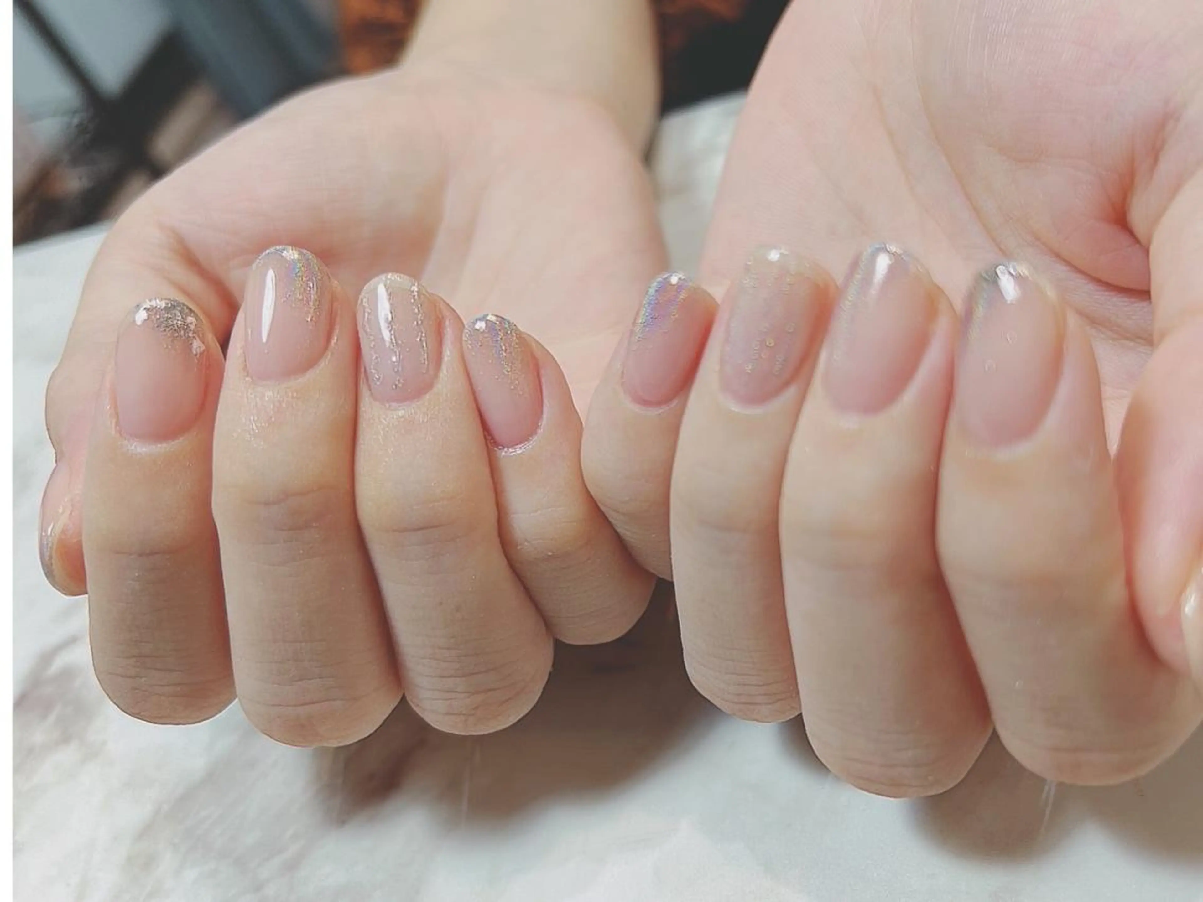 ネイル アートネイル ジェルネイル ニュアンスネイル パラジェル Nailist Honamiのネイルデザイン