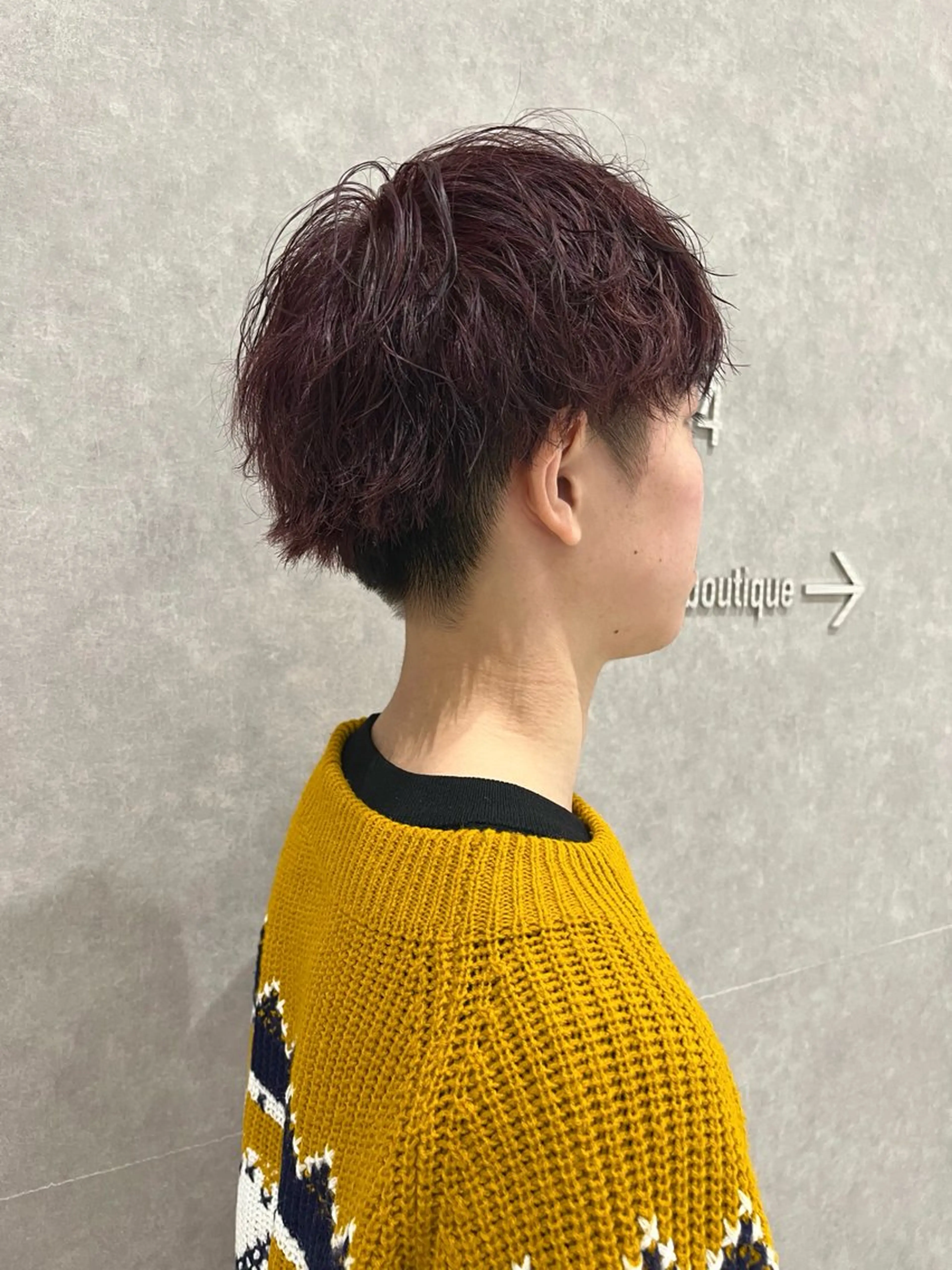 カラー メンズ Yuina hair774徳山店のヘアスタイル