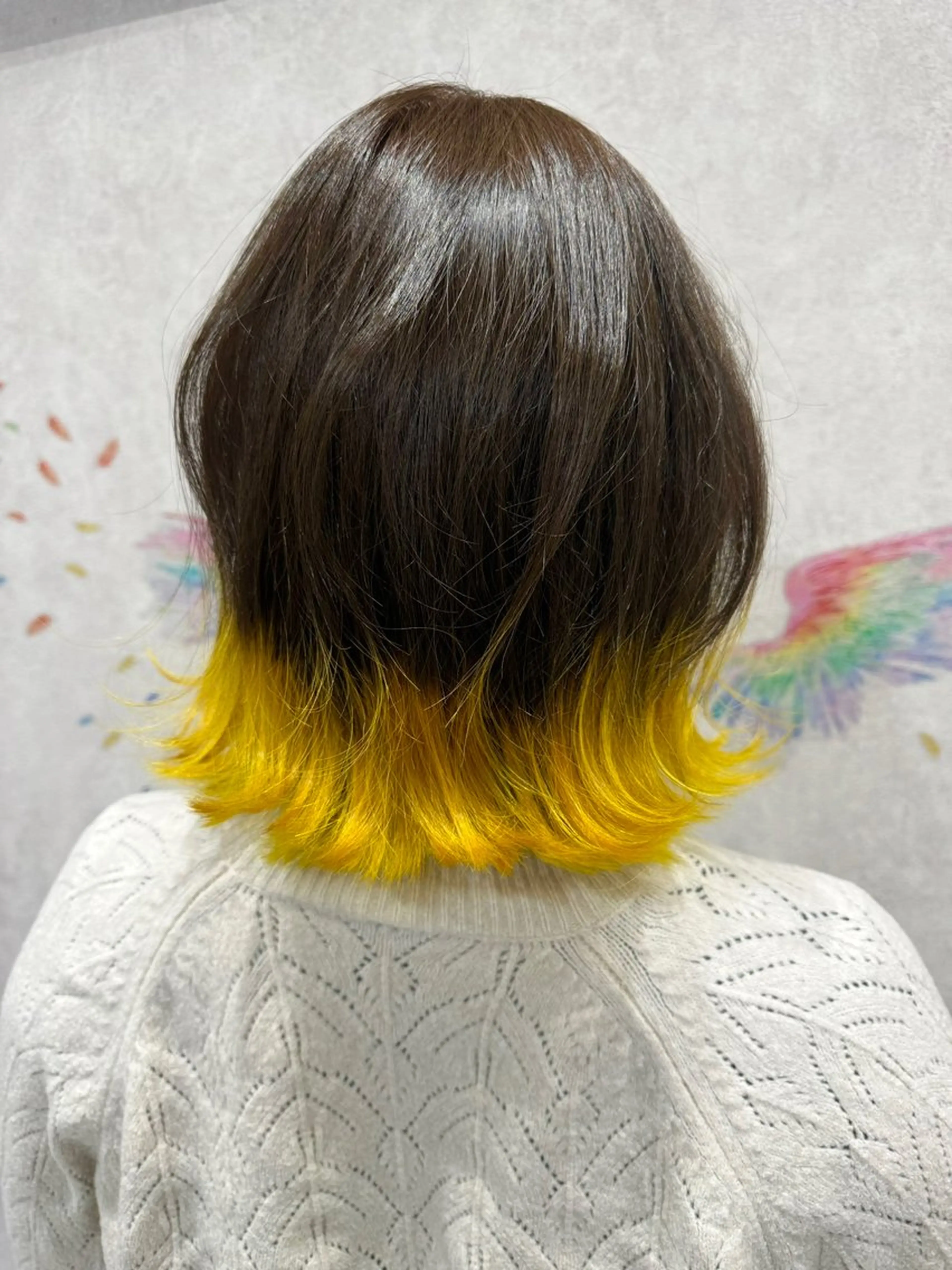 ミディアム カラー ブリーチ グラデーションカラー カット ヘアカラー トリートメント 韓国ヘアー🦄ྀི オタク美容師🌈山本のヘアスタイル