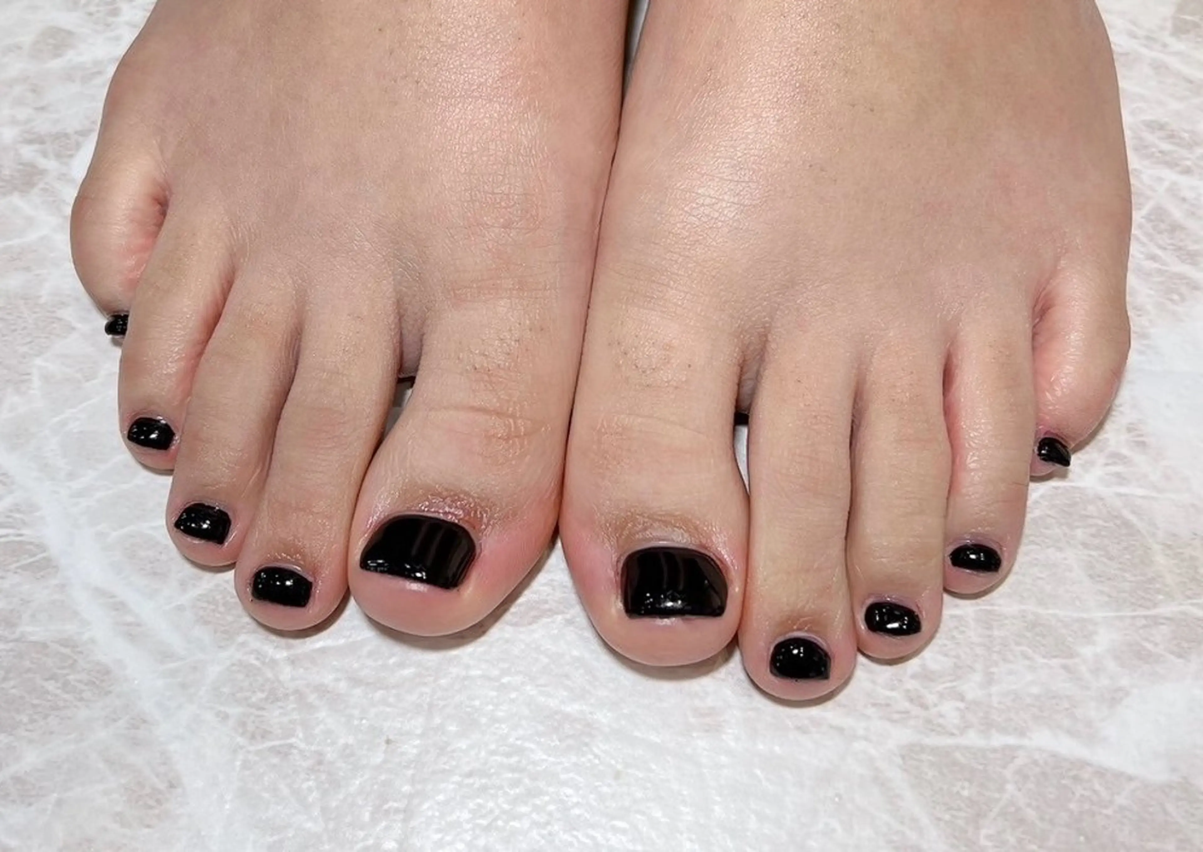 ネイル フットネイル ジェルネイル ワンカラーネイル パラジェル Urbansea Nailのネイルデザイン