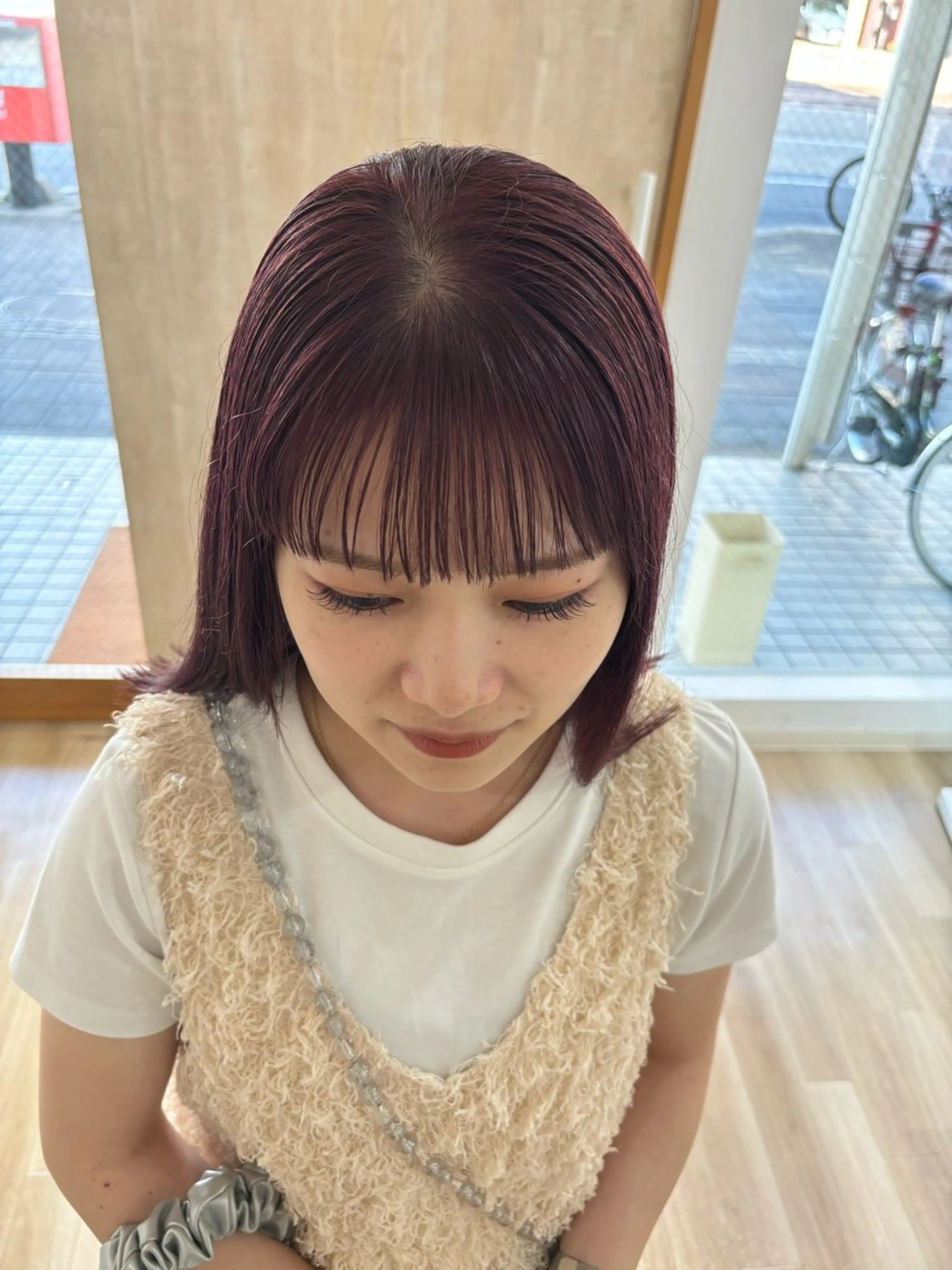 ミディアム 『大西　陸』 透明感color🔆のヘアスタイル