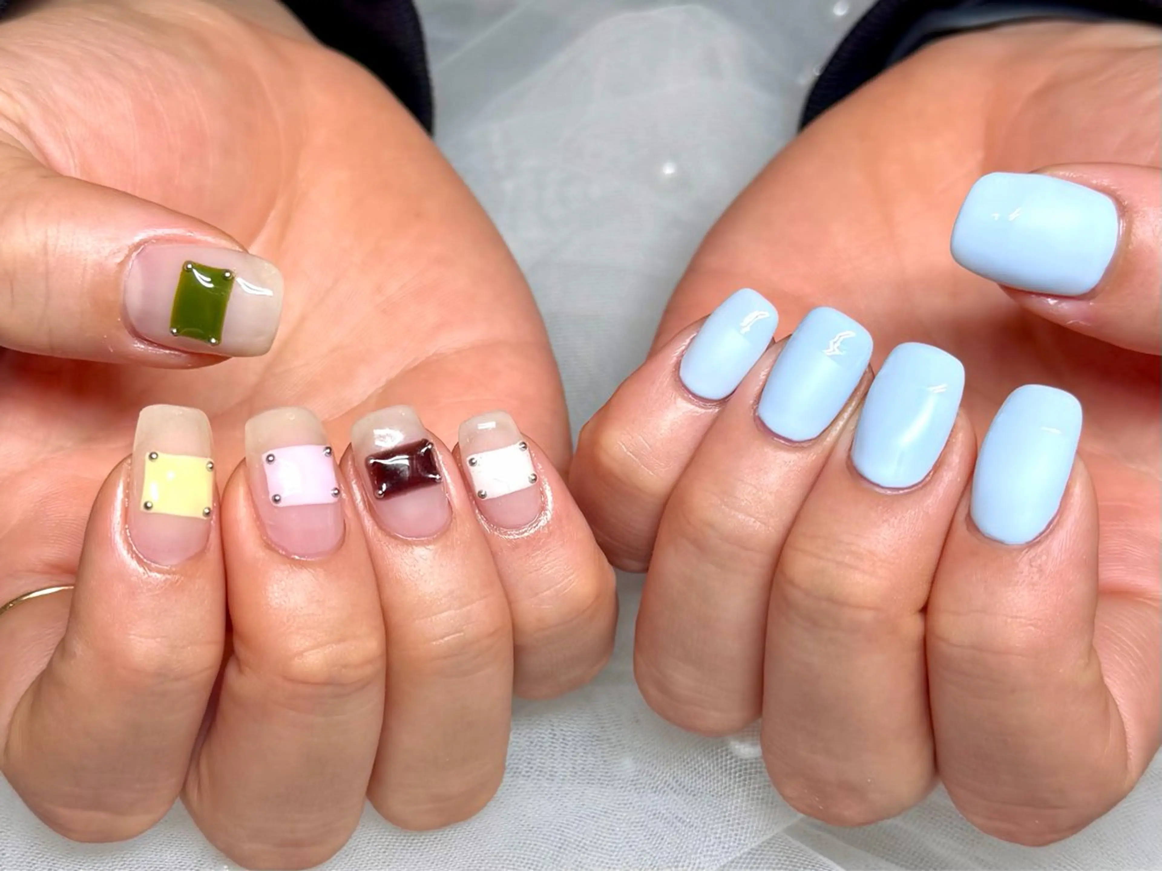 ネイル ニュアンスネイル ハンドネイル HazeGrass NAILのネイルデザイン