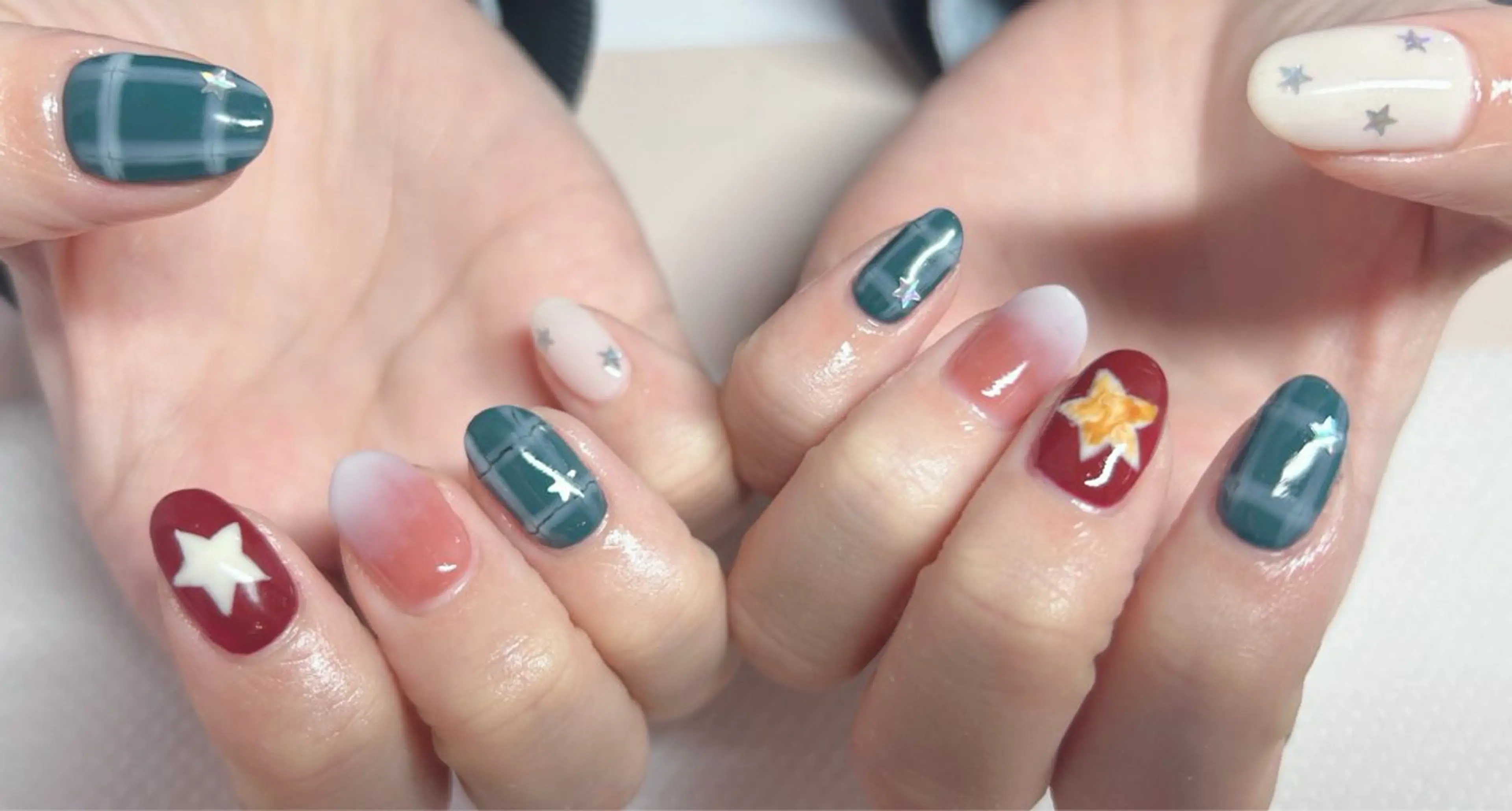 ネイル ニュアンスネイル Rairianail 室橋舞のネイルデザイン