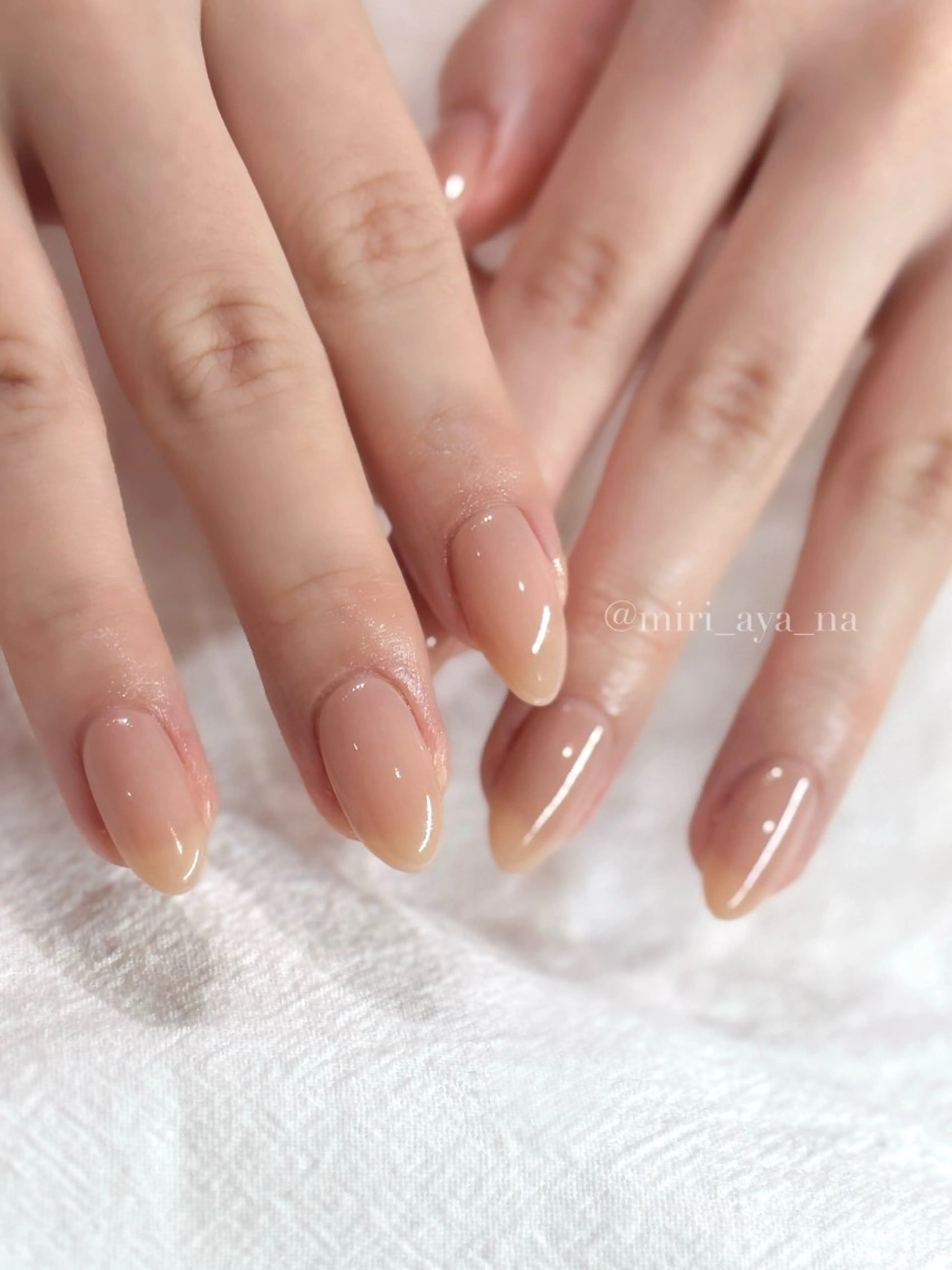 ネイル ハンドネイル 新宿代々木/ちゅるん キレイめ/miriのネイルデザイン