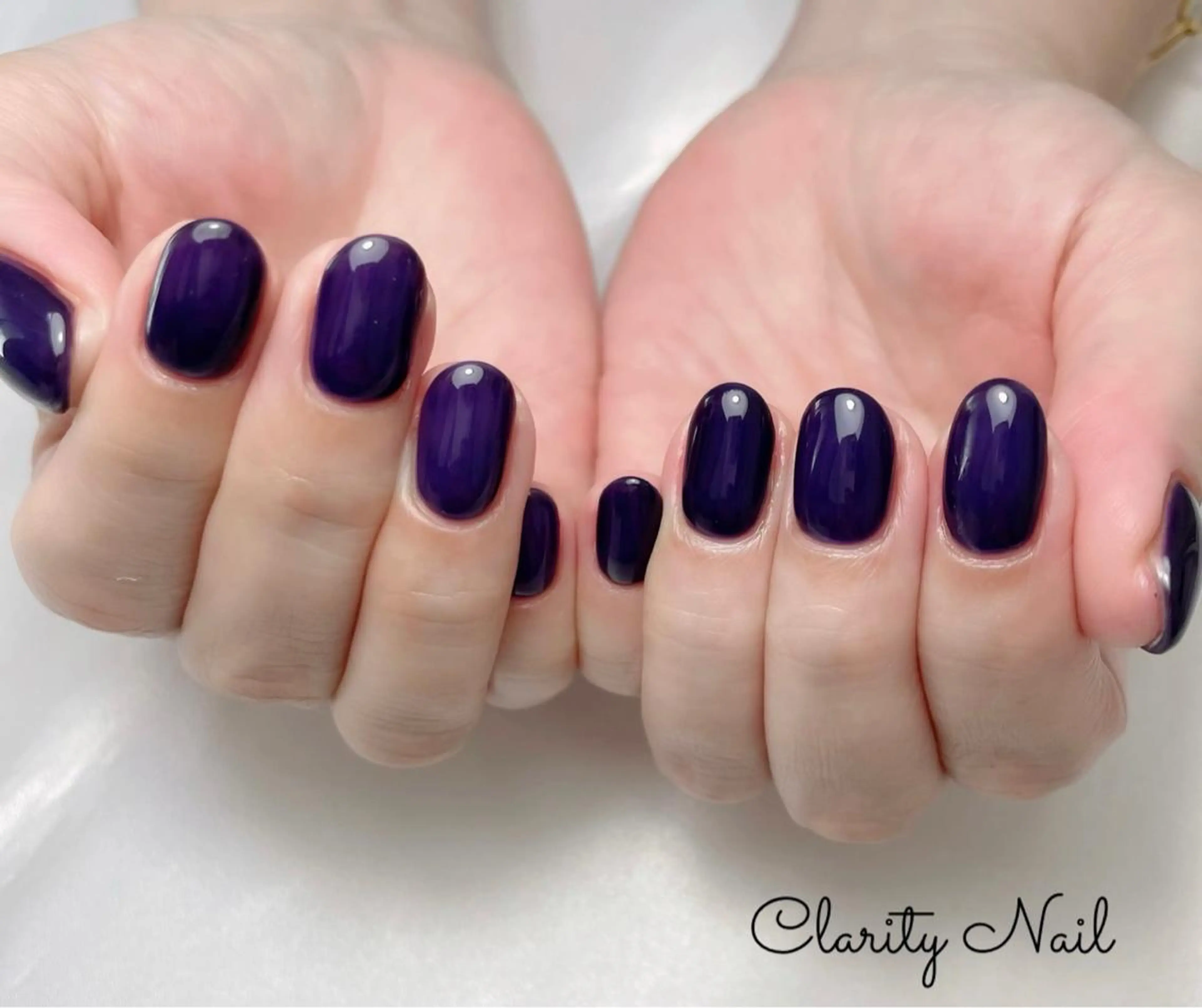 ネイル ワンカラーネイル ハンドネイル Clarity Nailのネイルデザイン