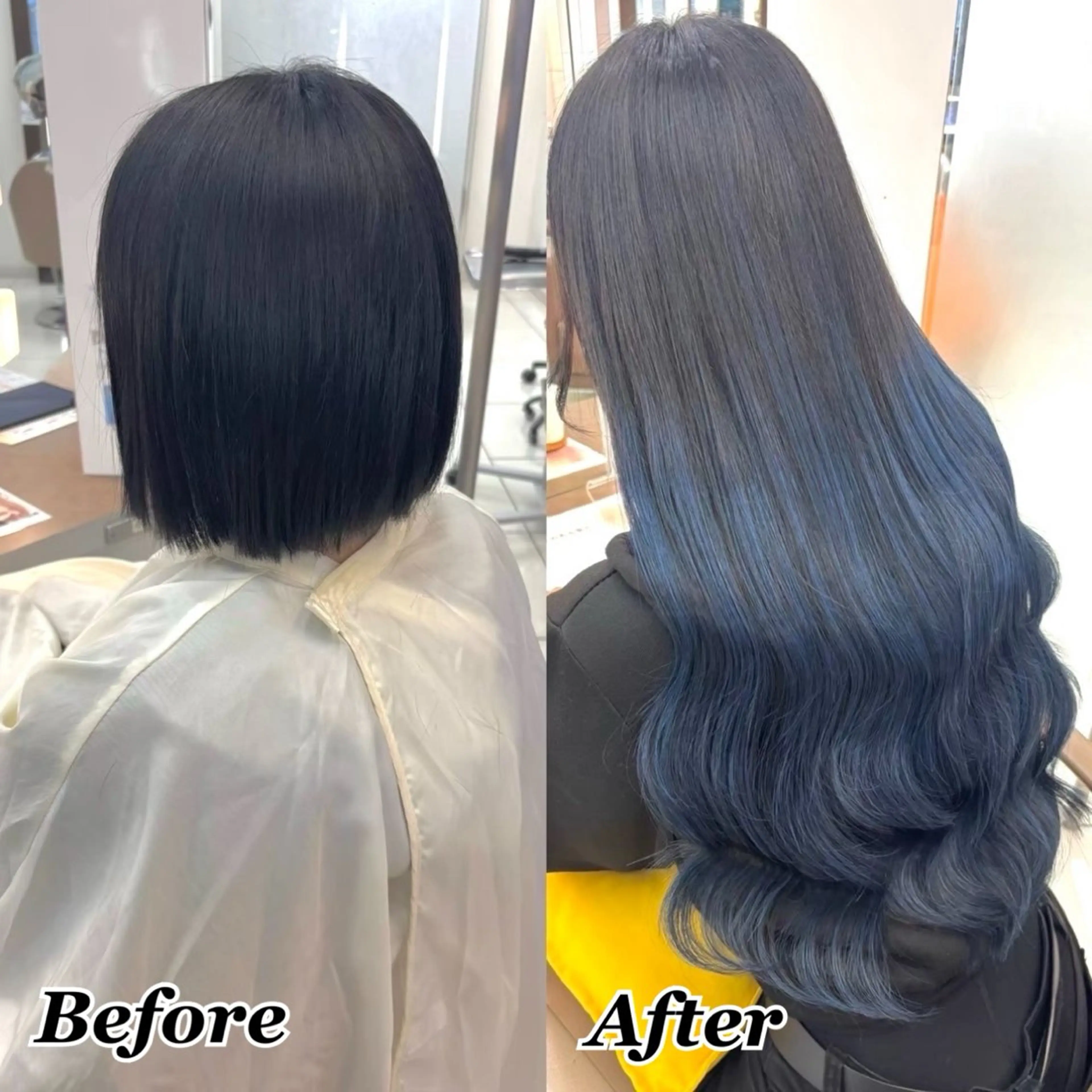 エクステ ヘアメ🎀推しカラー 🥣横浜/しほ🧸のヘアスタイル