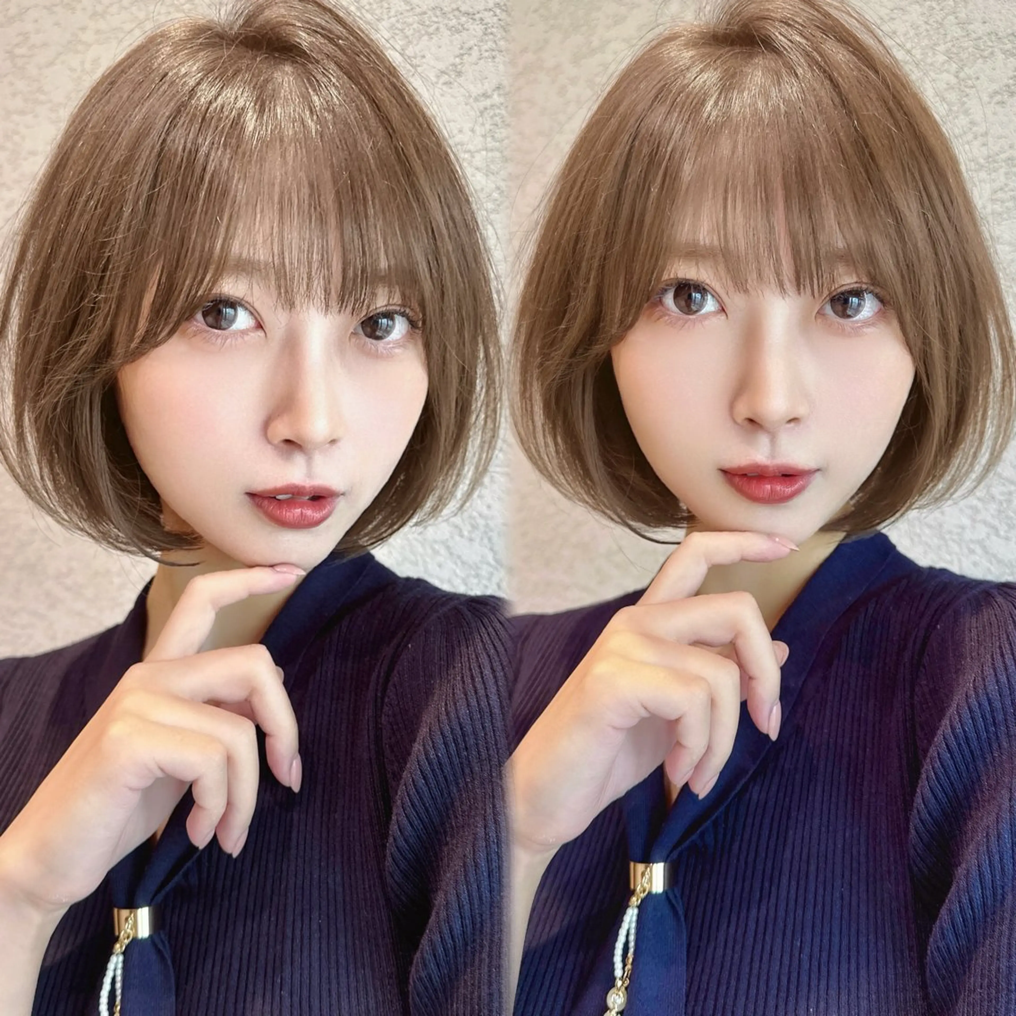 ショート カラー カット レイヤー❣️縮毛矯 川村利幸のヘアスタイル