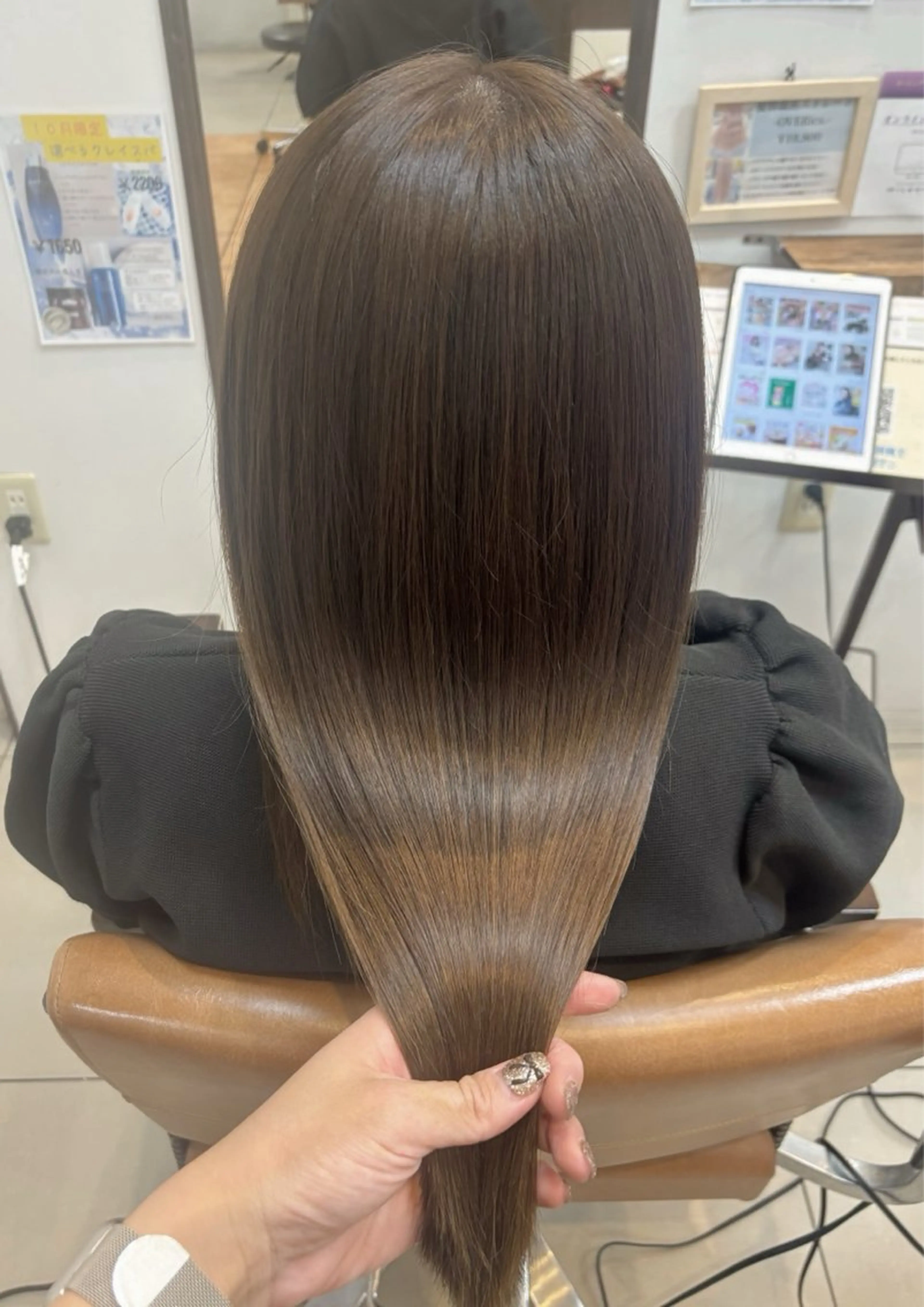 ミディアム カラー アッシュ オリーブアッシュ 髪質改善 トリートメント ヘアカラー トリートメント 頭皮×髪質改善 透明感カラー💎中村のヘアスタイル