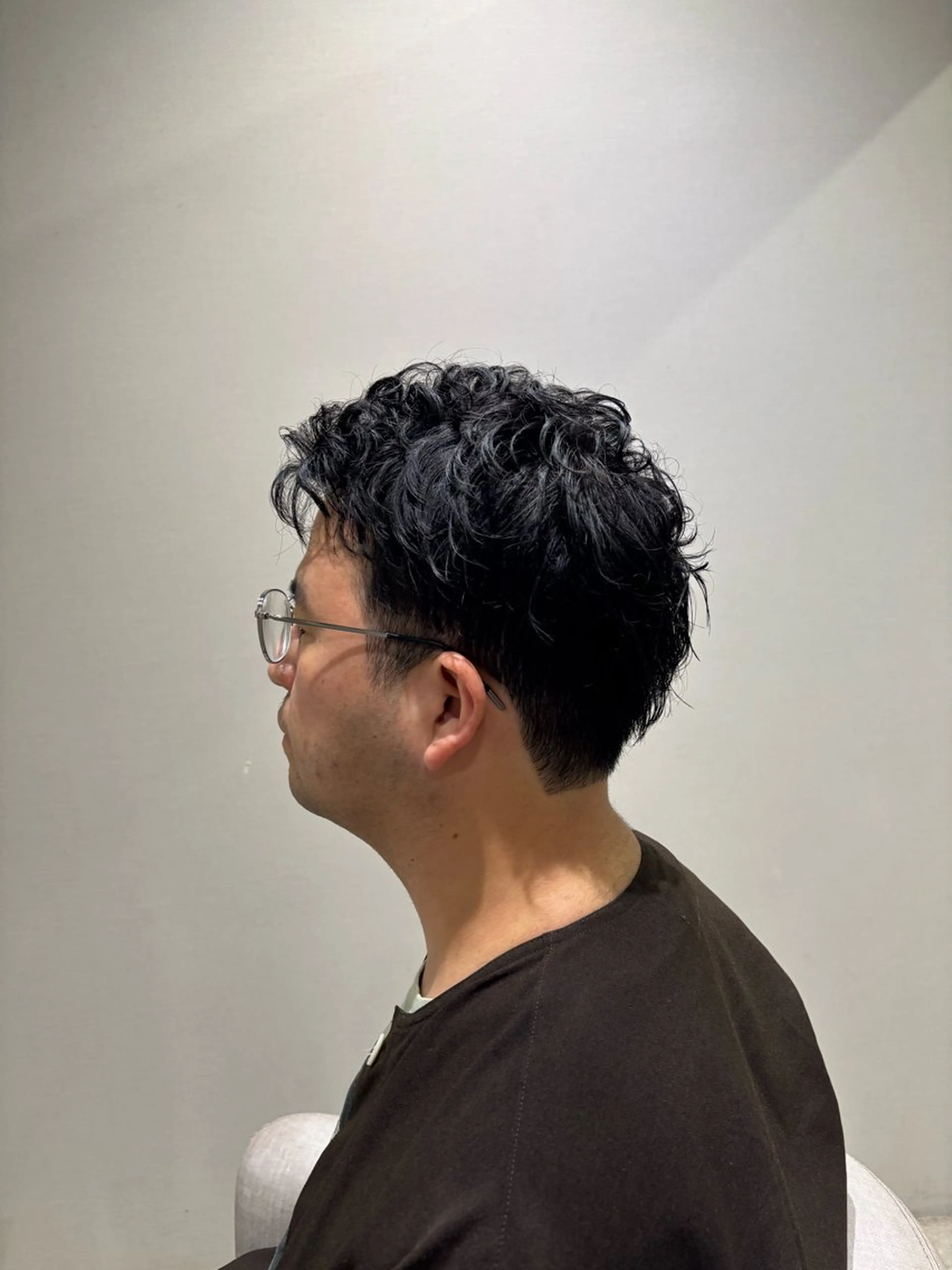 ショート カット パーマ 平日モデル価格あり メンズ人気/水橋柊太のヘアスタイル