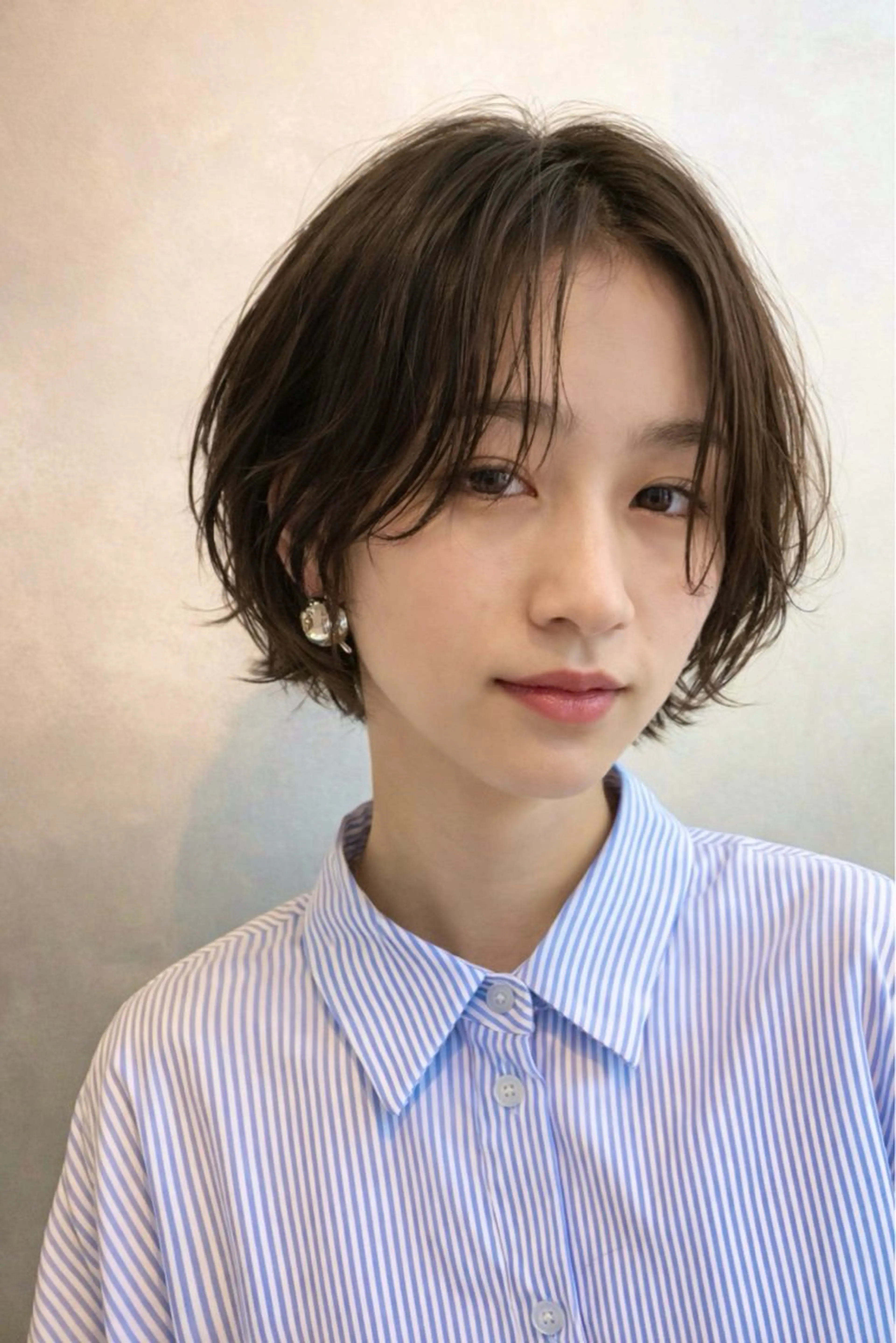 【カット & パーマ】ショートスタイル✨☆ランダムな動きのパーマ☆🔺モデル無料 10代・20代限定の写真