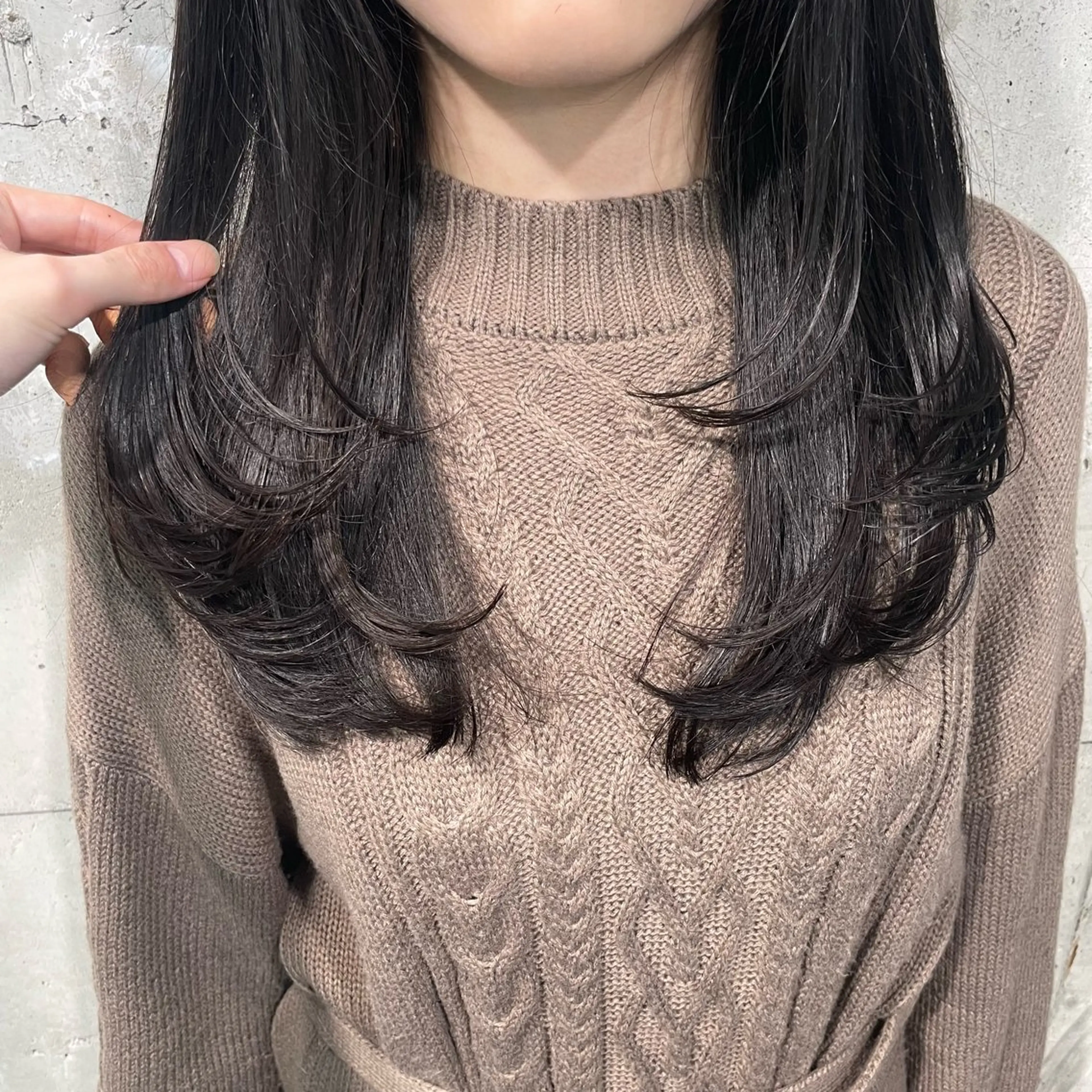 セミロング 髪質改善/縮毛矯正/ レイヤー/WILLのヘアスタイル