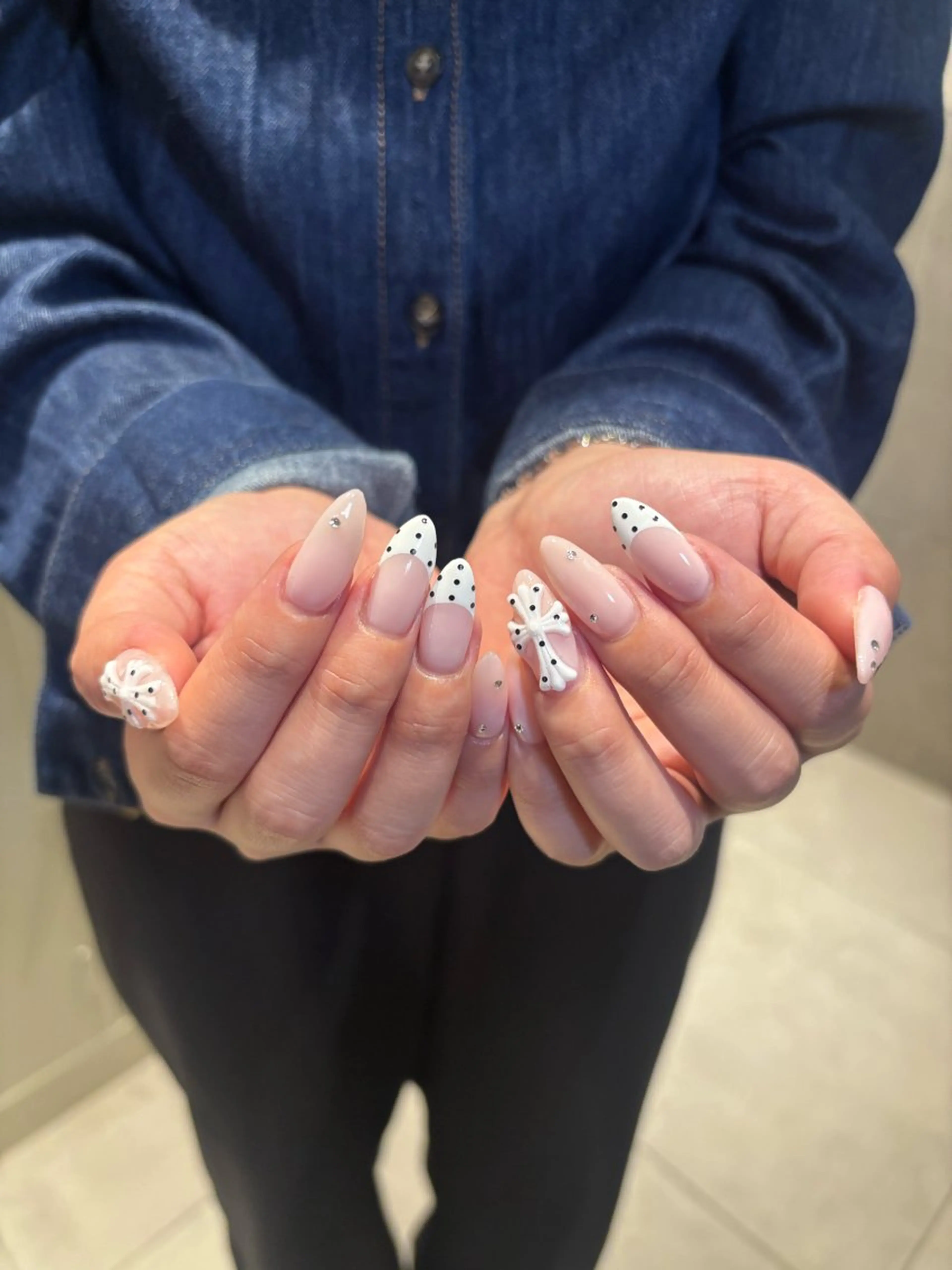 ネイル ドット ハンドネイル ✮ mikuのネイルデザイン