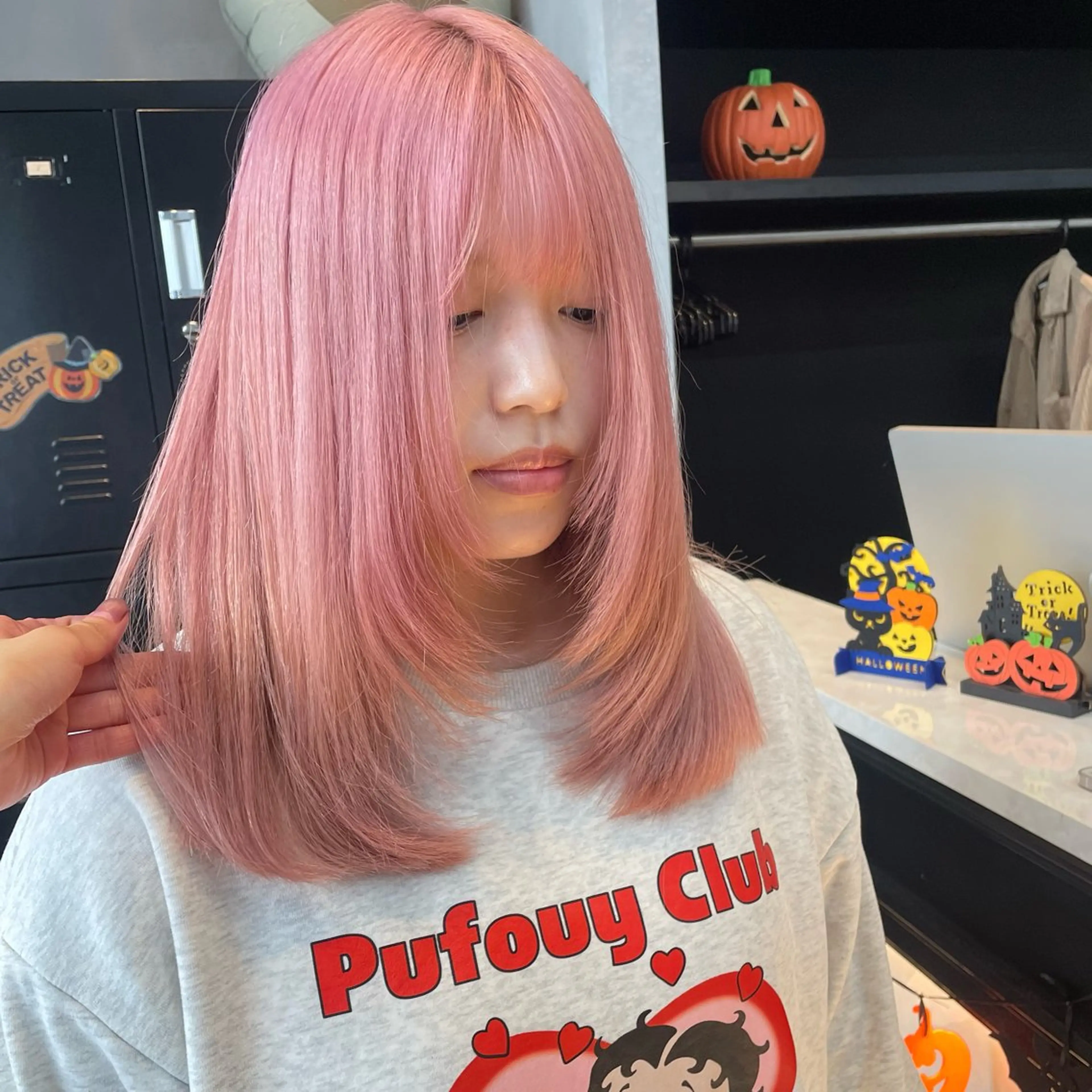 セミロング カット ヘアカラー 🫧艶髪/ブリーチ 🐳honami🫧のヘアスタイル