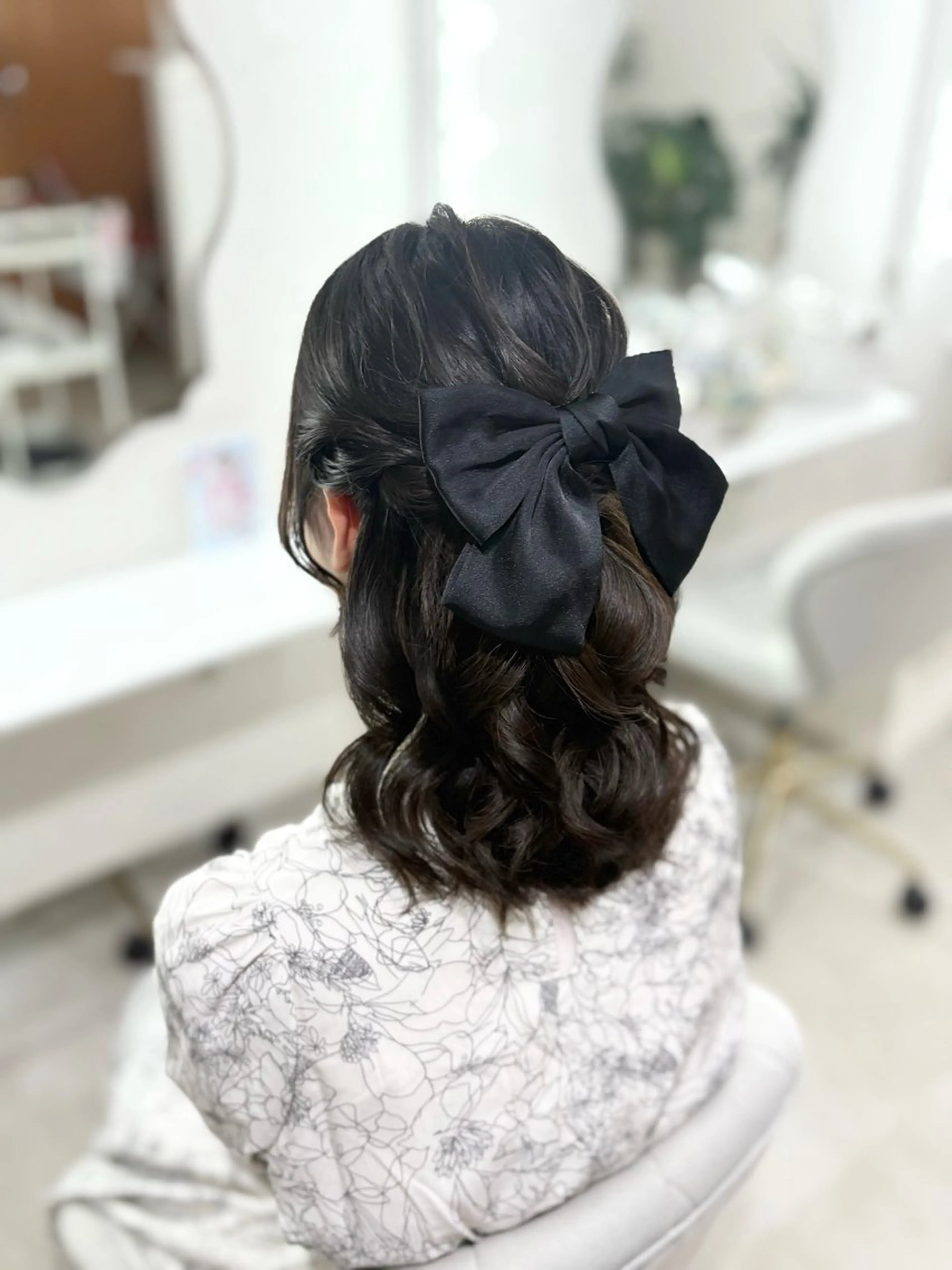 ヘアアレンジ ハーフアップ ヘアセット ヘアセットサロン /上坪愛美のヘアスタイル