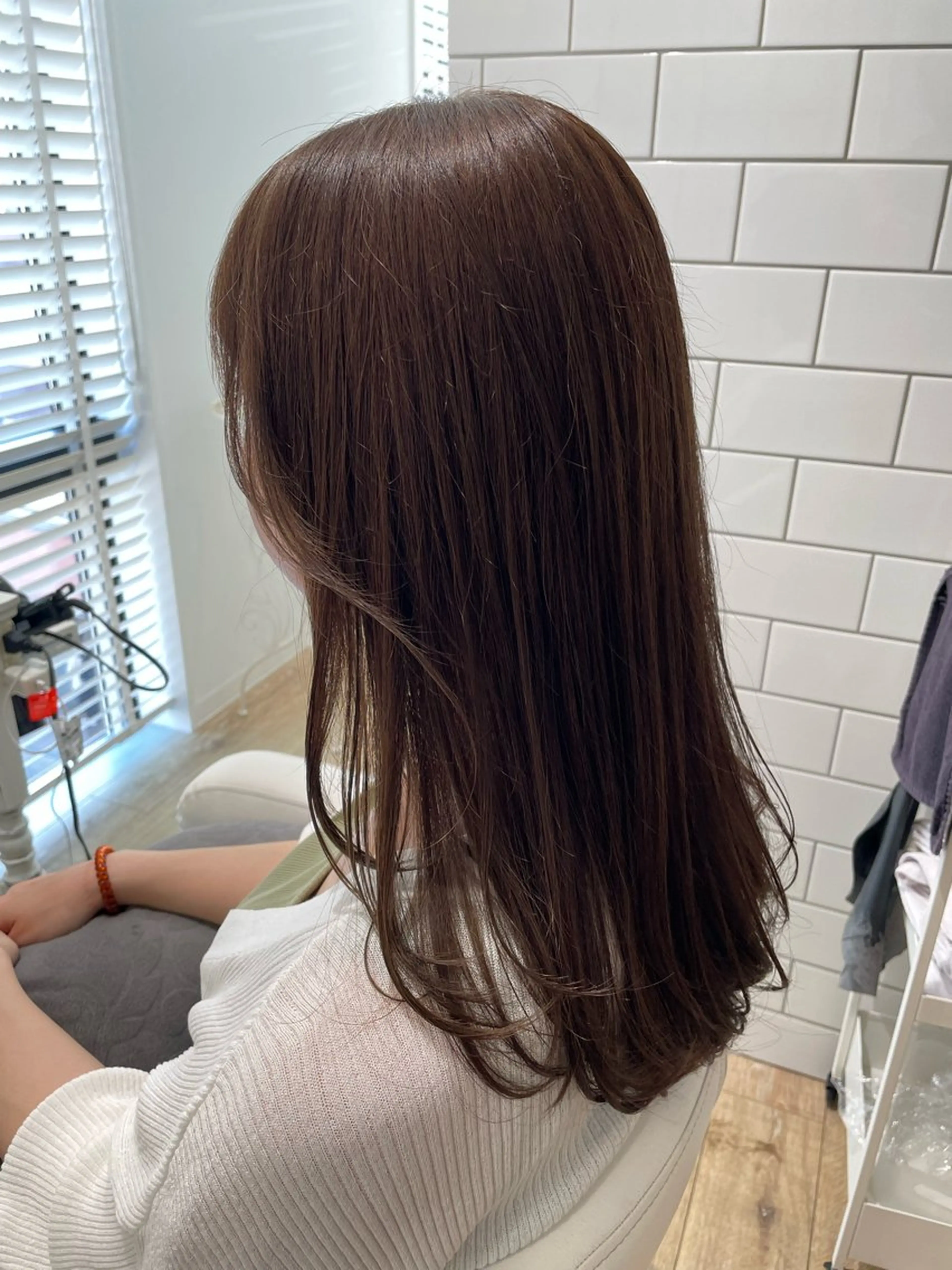 セミロング カラー ✨似合わせstyle ✨mei🦋のヘアスタイル